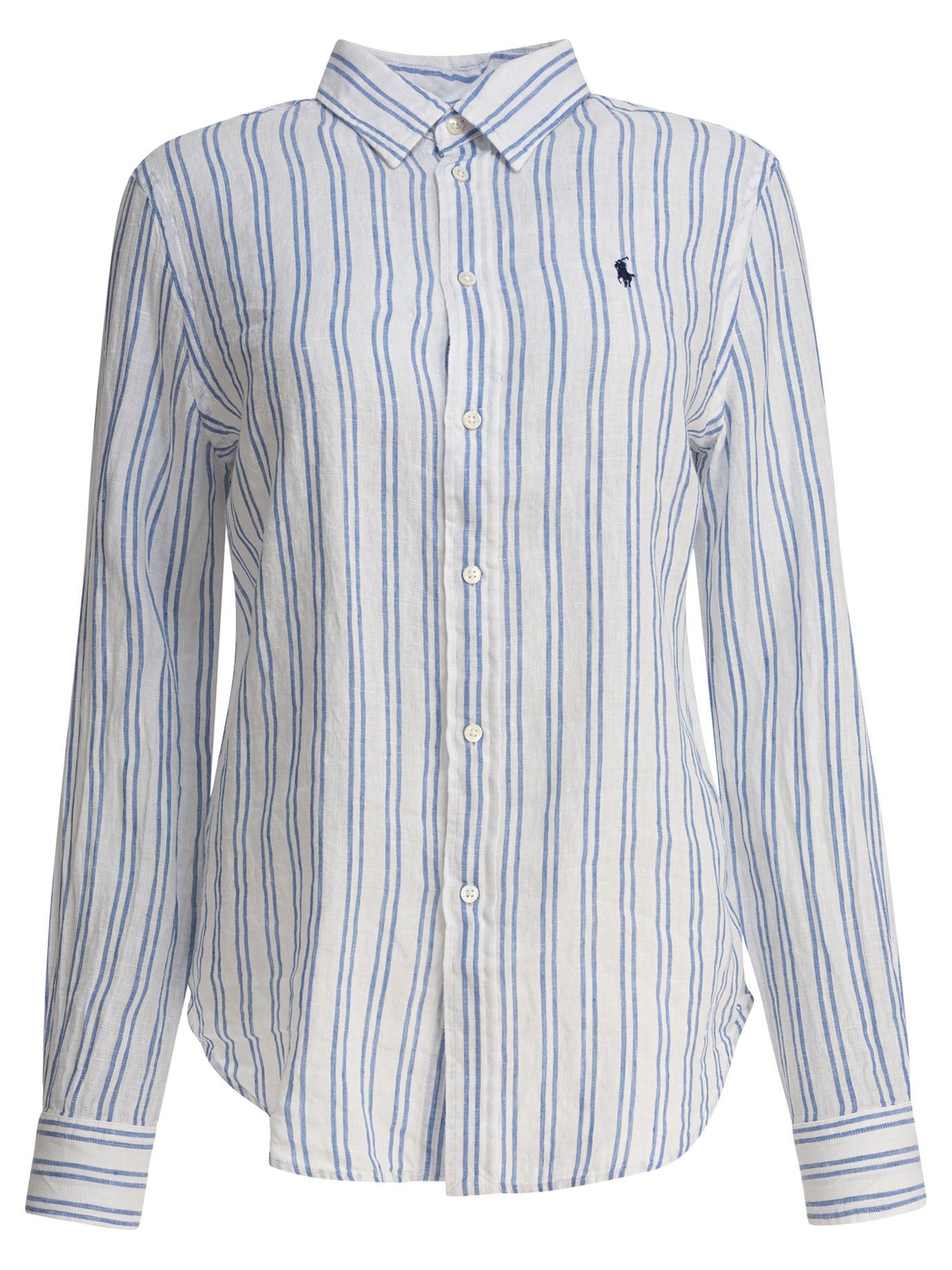Polo Ralph Lauren Classic-Fit Striped Linen Shirt Size M / US 6-8 / IT 42-44 - 1 Thumbnail