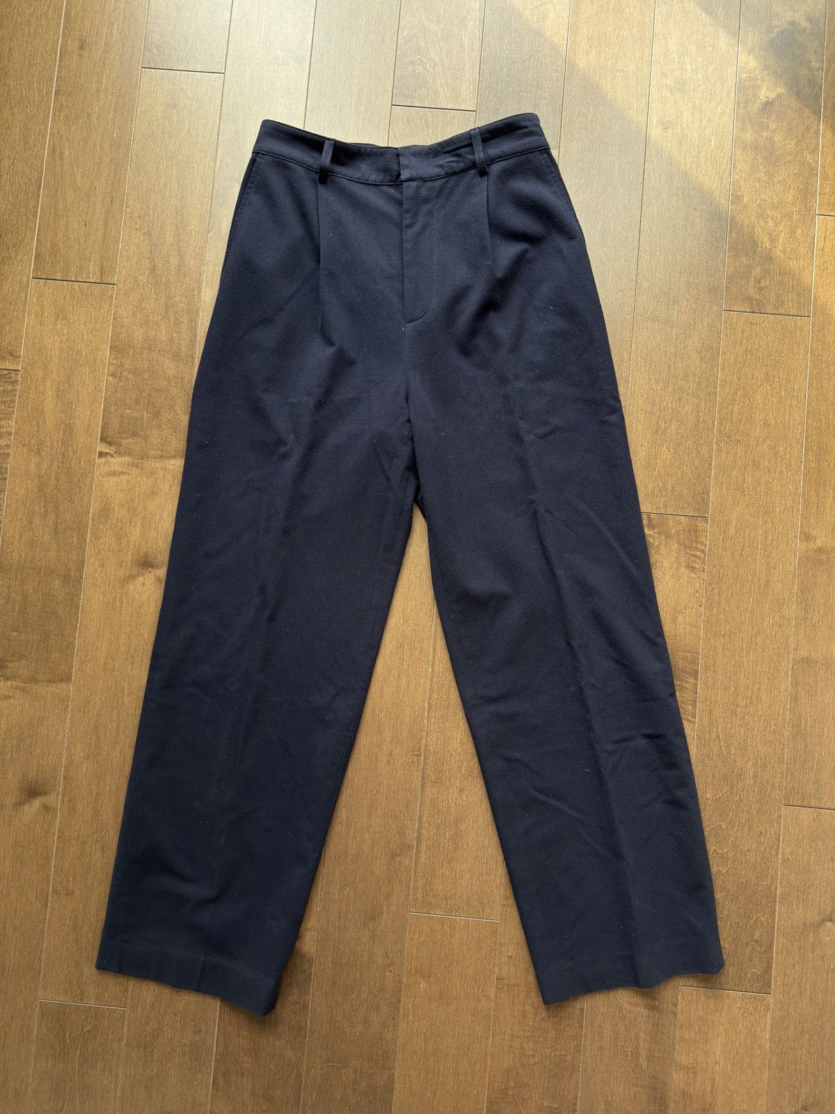 Daniel Simmons Daniel Simmons - Deep Navy Soft Handle Essential Trousers Size US 28 / EU 44 - 1 Thumbnail