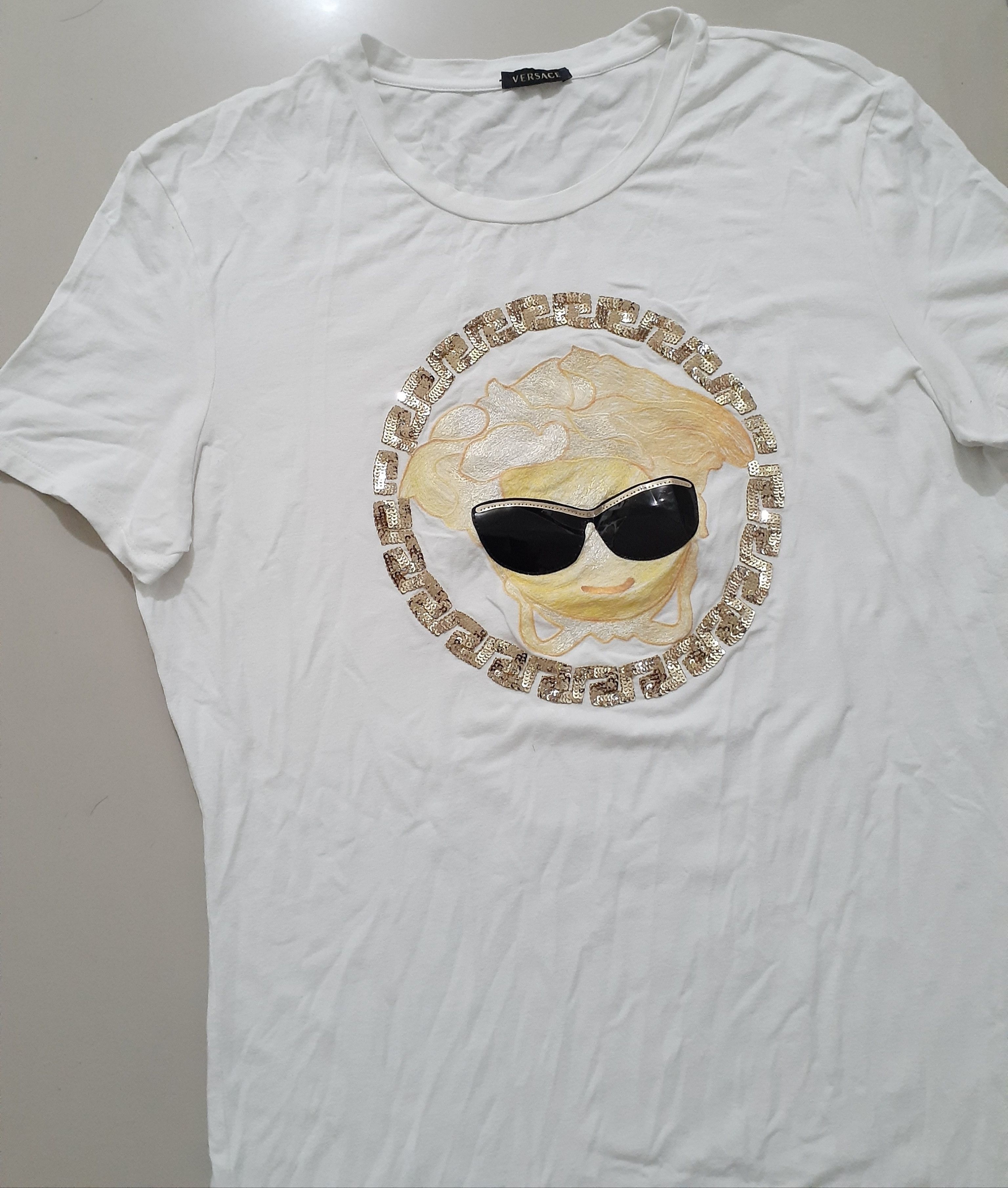 Designer × Versace Versace Medusa Shades Tee Size M / US 6-8 / IT 42-44 - 2 Thumbnail