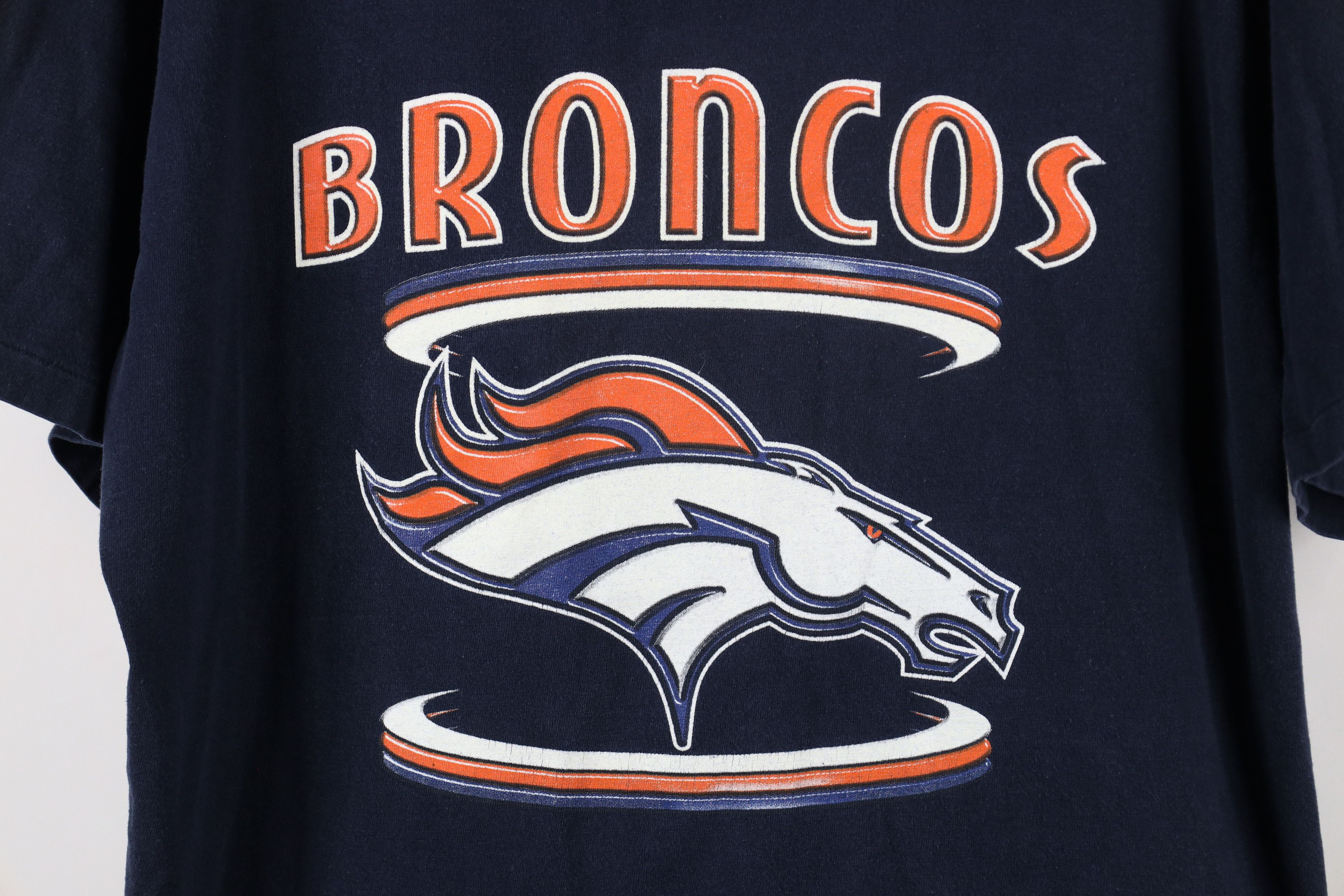 Vintage Vintage 90s Denver Broncos Football Short Sleeve T-Shirt Size US XL / EU 56 / 4 - 4 Thumbnail