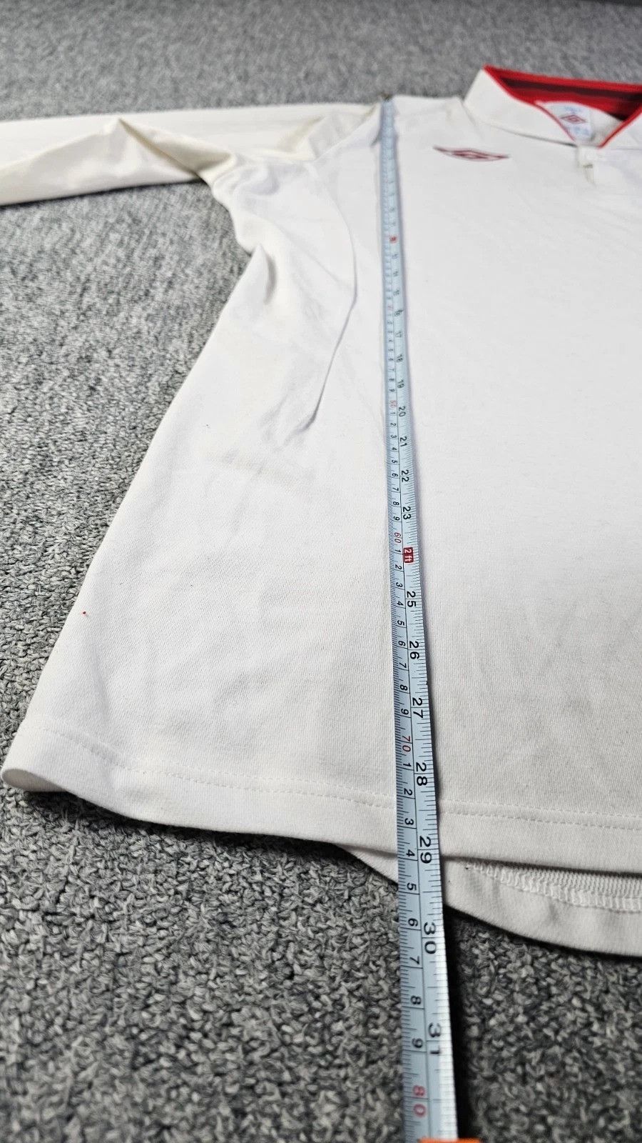 Umbro Umbro England 2012 Home Jersey Long Sleeve White XXL Tailor Size US XXL / EU 58 / 5 - 12 Thumbnail