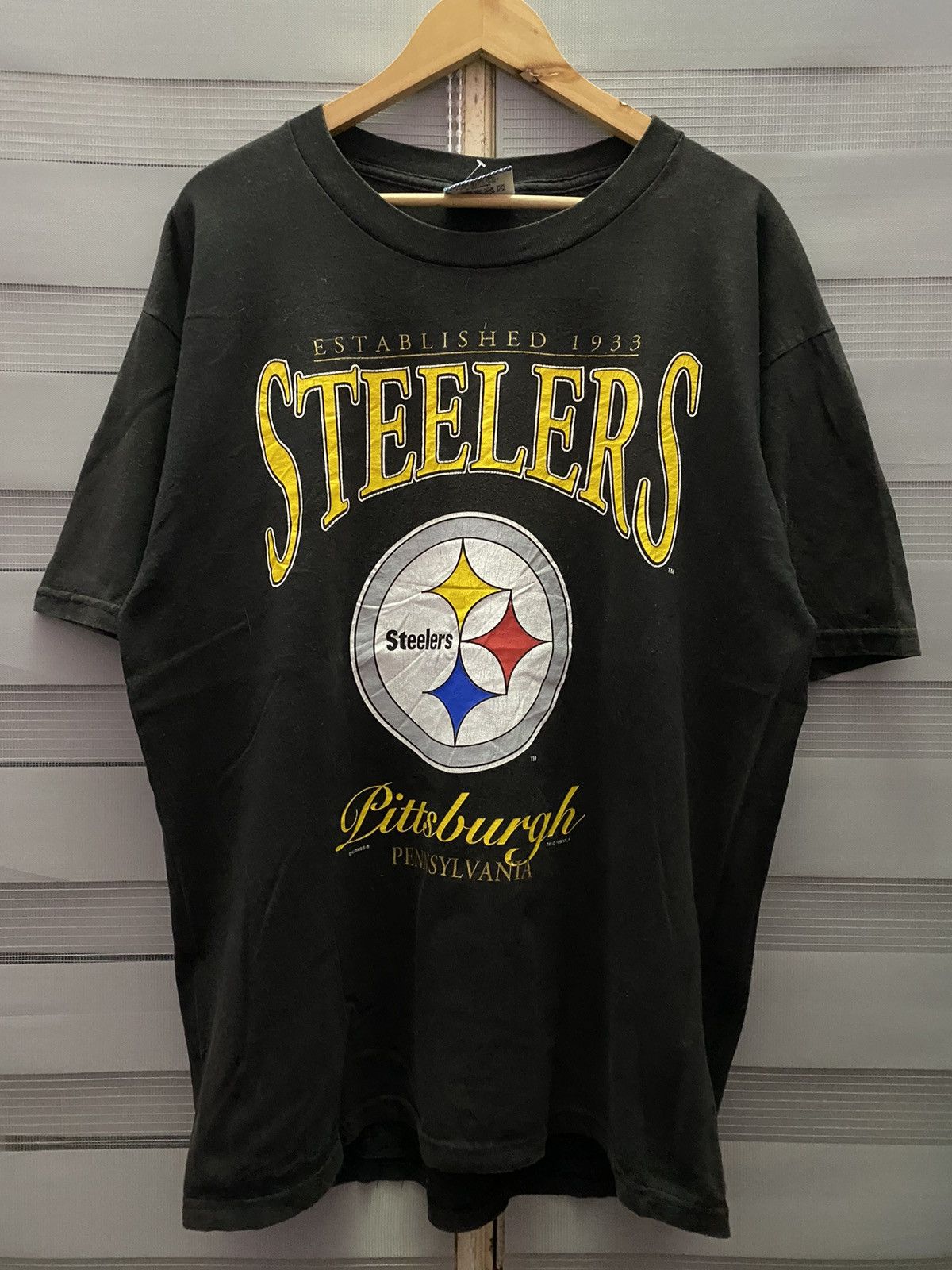 NFL Vintage 1996 NFL Pittburgh Steelers Pennsylvania Football Size US L / EU 52-54 / 3 - 1 Thumbnail