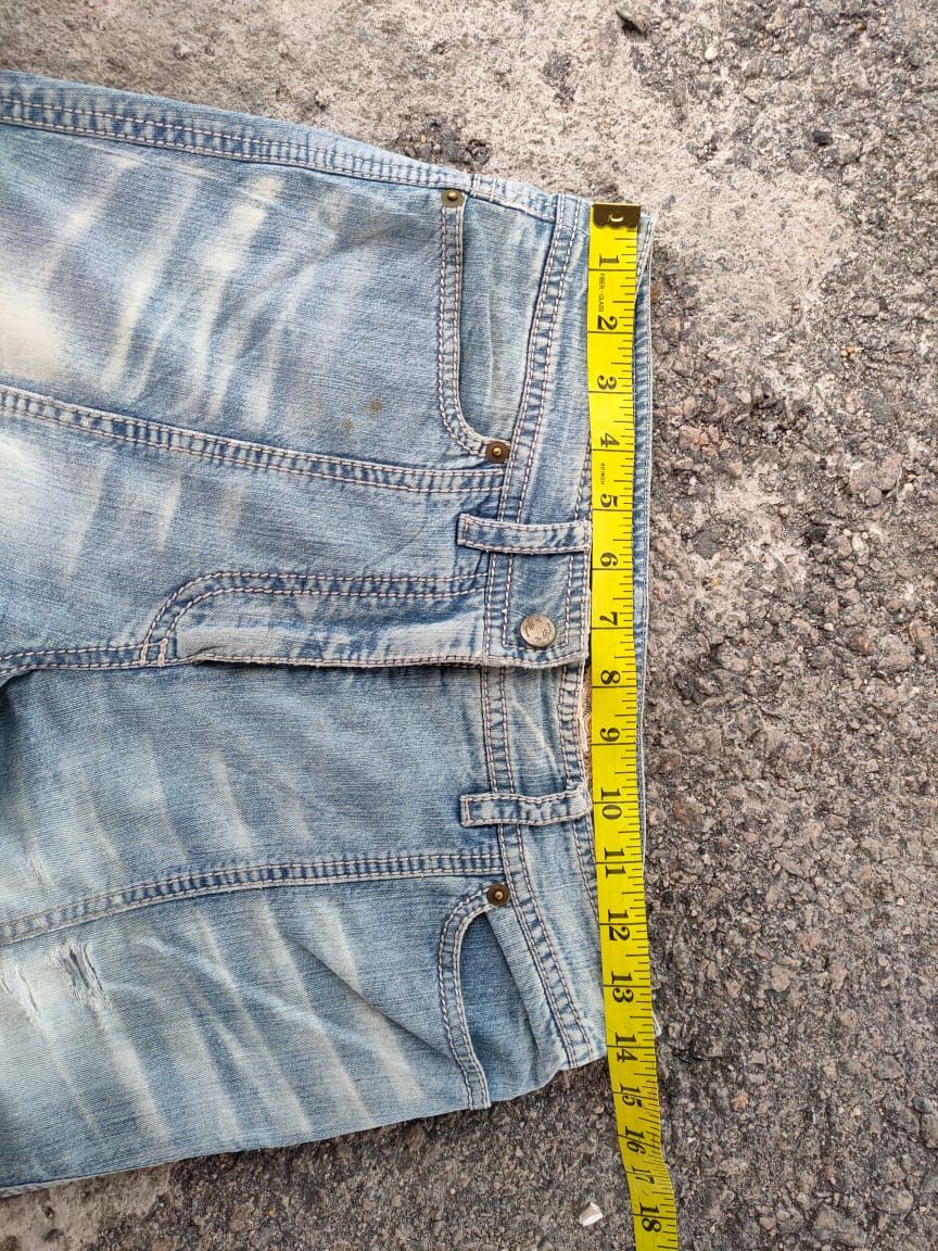 Japanese Brand × Jean × Vintage FLARE VINTAGE ROSS WOMAN FADED RIPPED JEANS DENIM PANTS Size US 28 / EU 44 - 7 Thumbnail