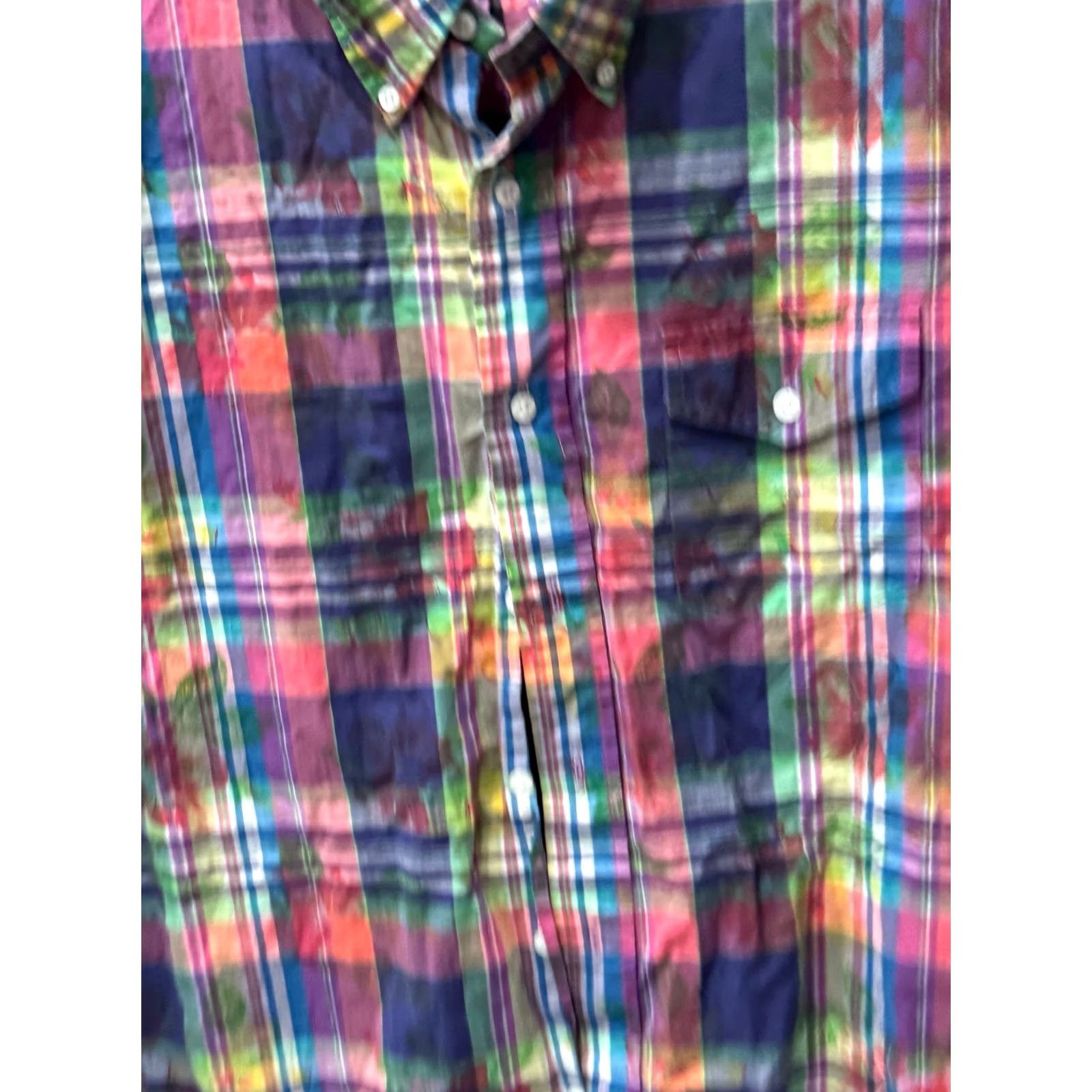 Polo Ralph Lauren Polo Ralph Lauren Plaid Floral LONG SLEEVE SHIRT XL Mens Size US XL / EU 56 / 4 - 4 Thumbnail