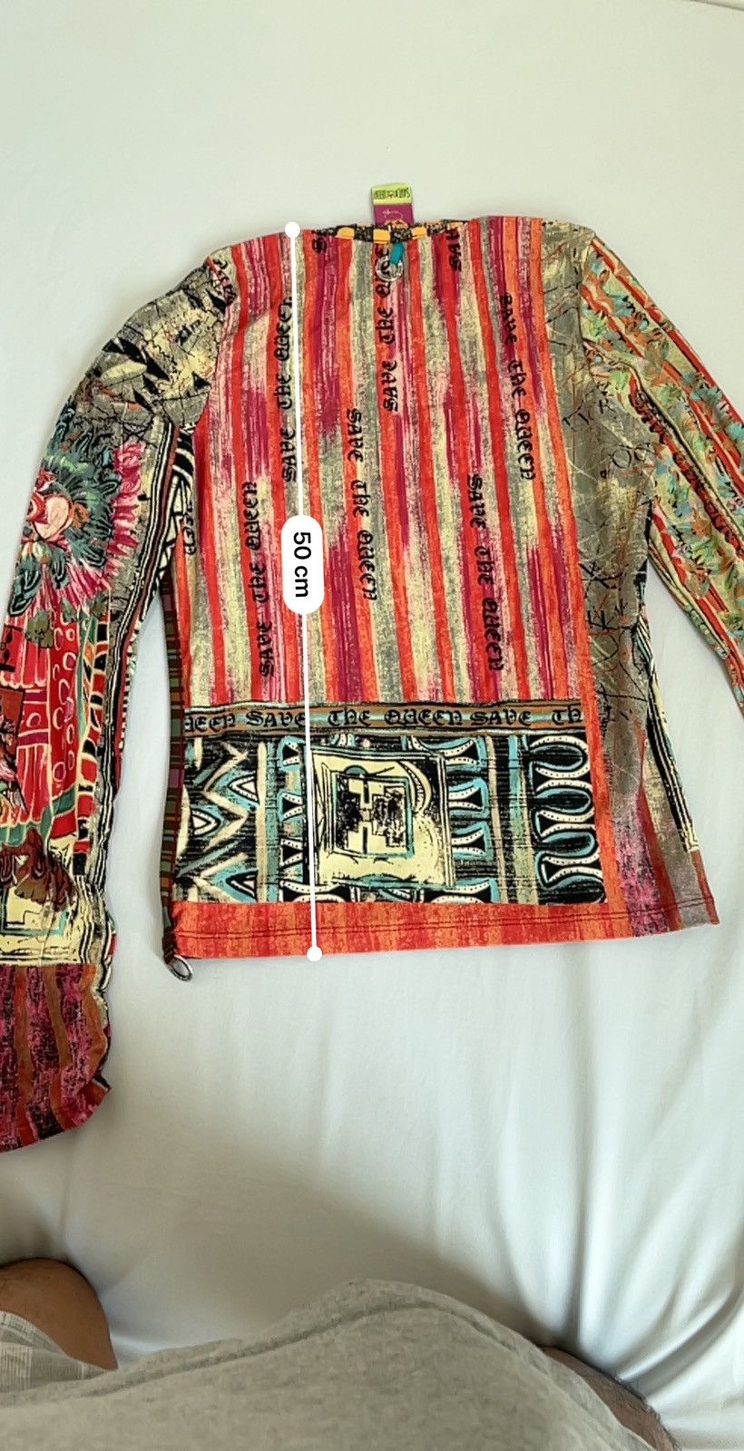 Jean Paul Gaultier JPG•SAVE THE QUEEN CROP LONGSELEEVE Size S / US 4 / IT 40 - 11 Thumbnail