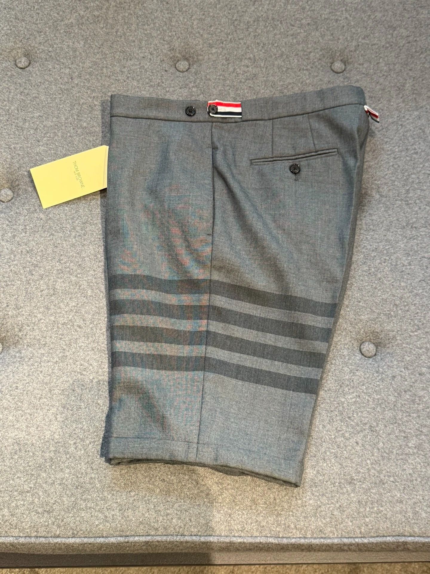 Thom Browne Thom Browne 4-Bar Wool Dark Gray Suit Shorts Size 2 Size US 32 / EU 48 - 3 Thumbnail