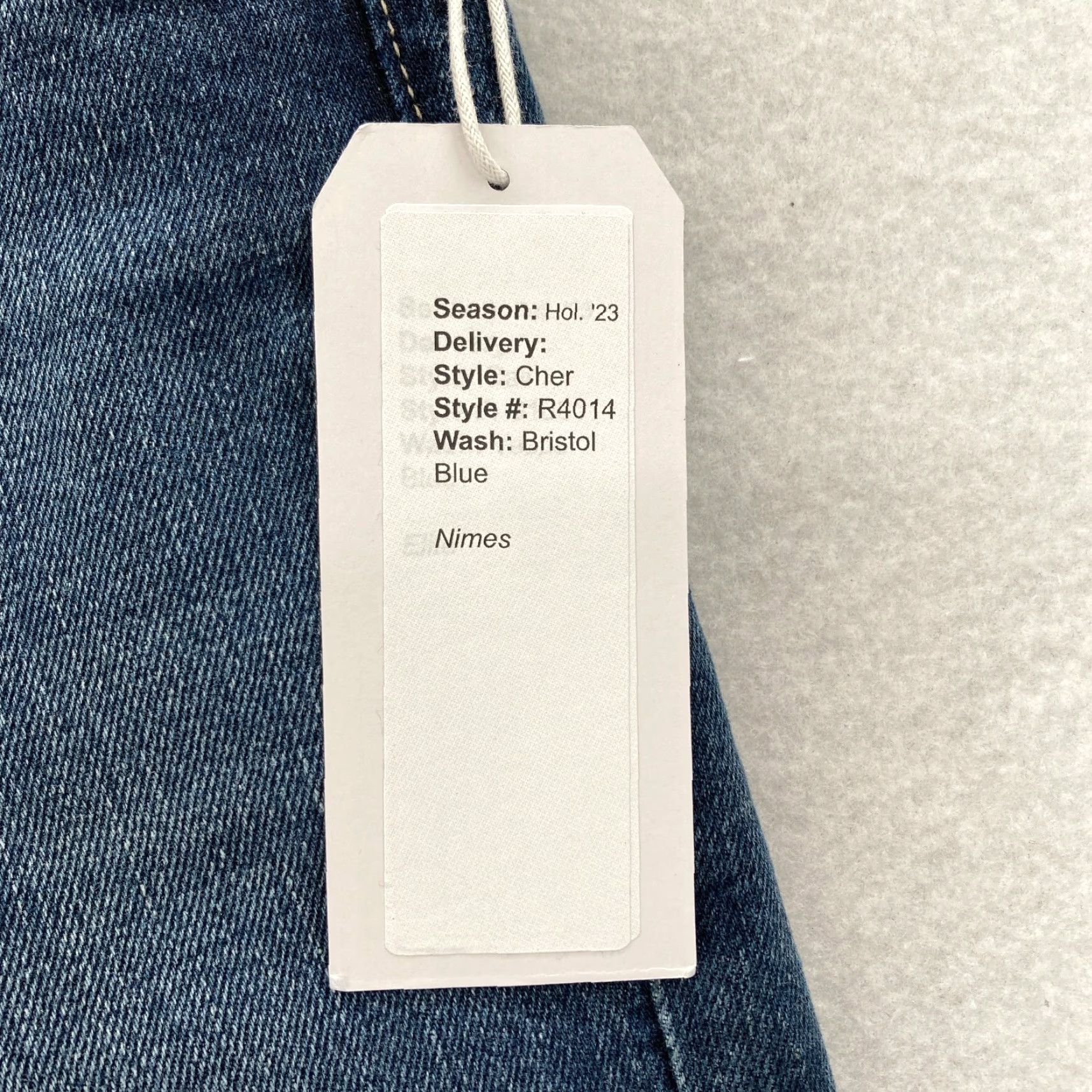 Vintage Fidelity Denim Jeans Women 26 Cher Slim Ankle Bristol Blue Stretch Denim NWT Size 26" / US 2 / IT 38 - 5 Thumbnail