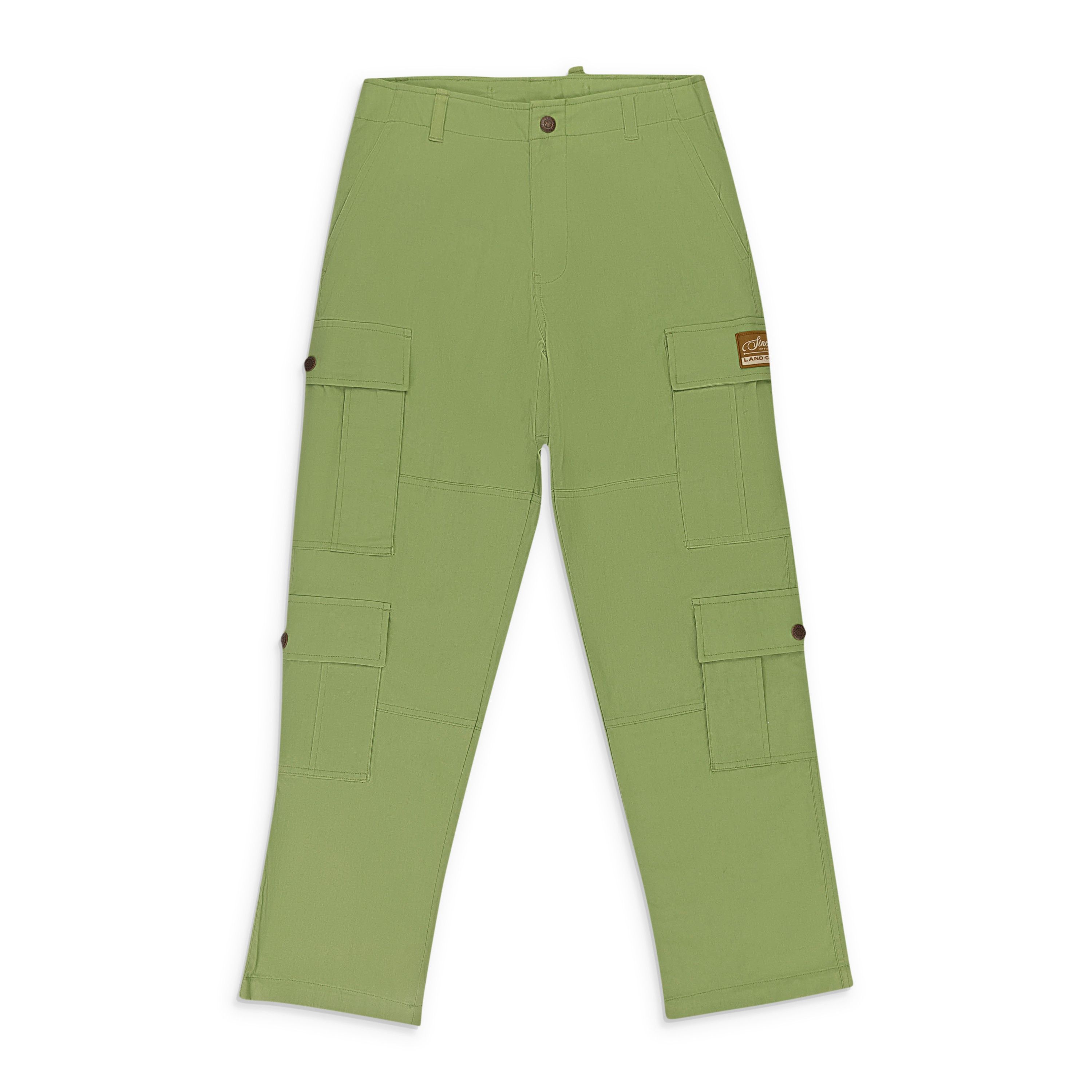 Sinclair Global CARGO OLIVE GREEN MEN'S CARGO PANTS SIZE XS Size US 28 / EU 44 - 1 Thumbnail