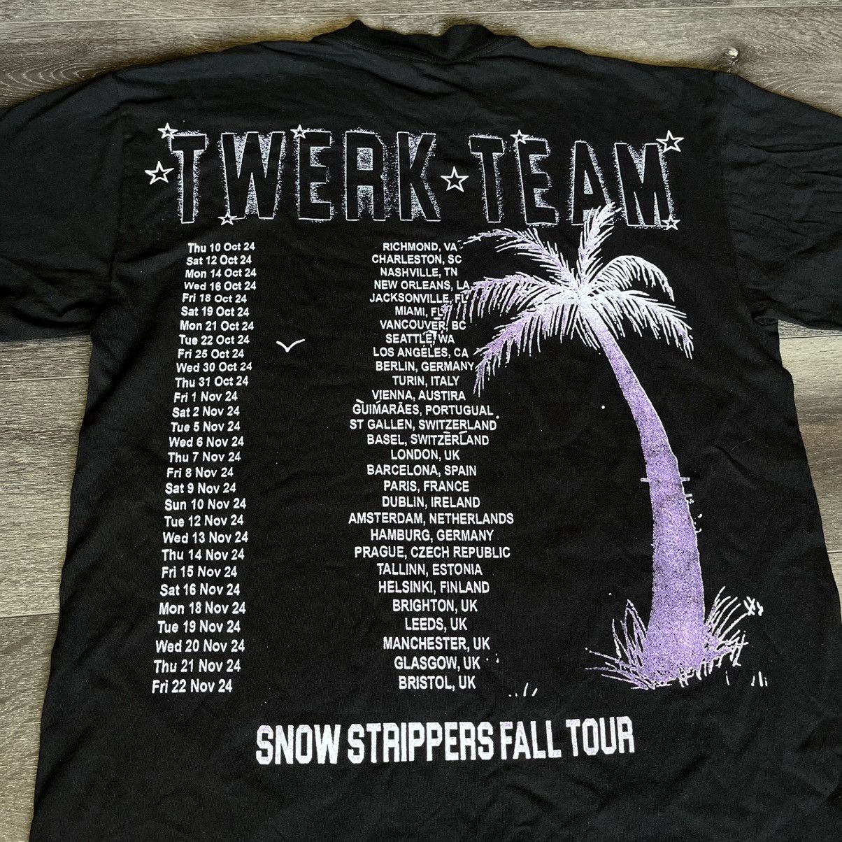 Online Ceramics Snow Strippers Twerk Team Fall World Tour 2024 Girl Logo Tee Size US M / EU 48-50 / 2 - 4 Thumbnail
