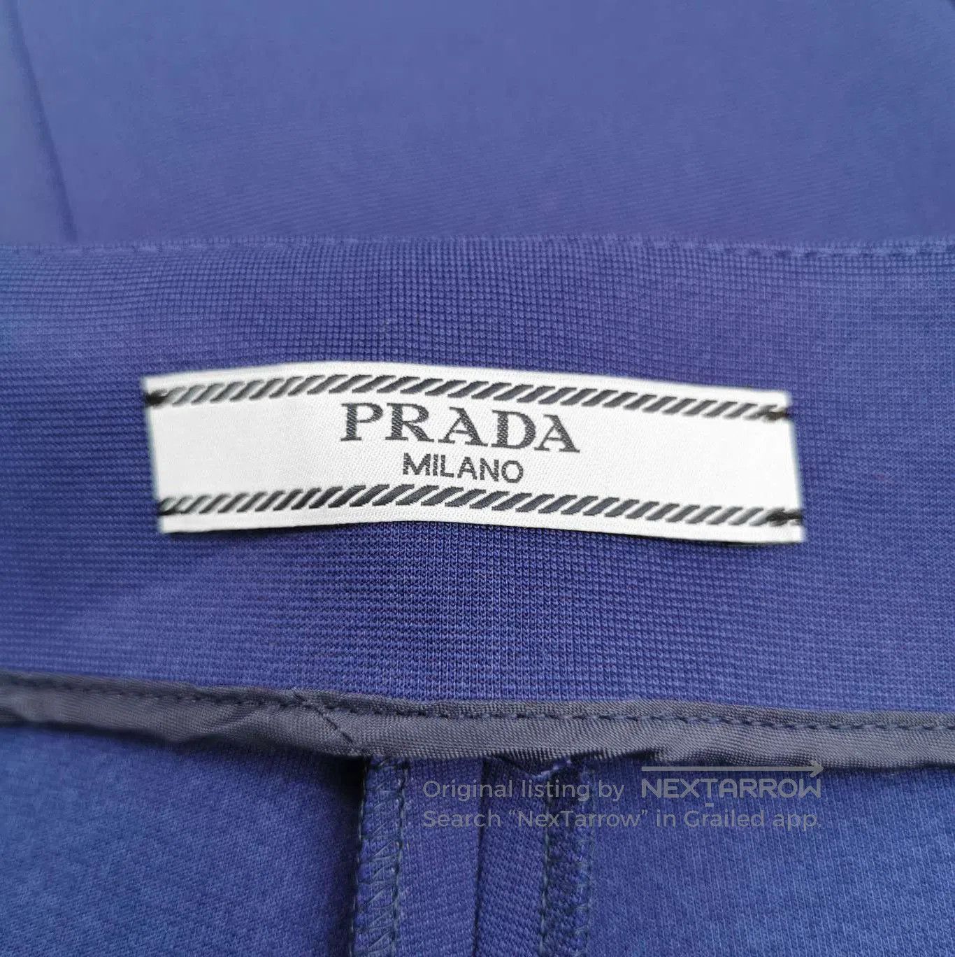 Prada Prada Solid Color Belted Long Pants Size 4. Size 39" - 4 Thumbnail