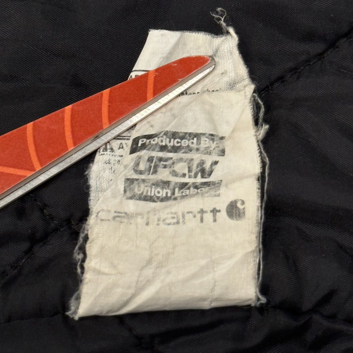 Carhartt × Vintage Carhartt C003 BLK Arctic Quilt-Line Canvas Jacket Union Made Size US XL / EU 56 / 4 - 9 Thumbnail