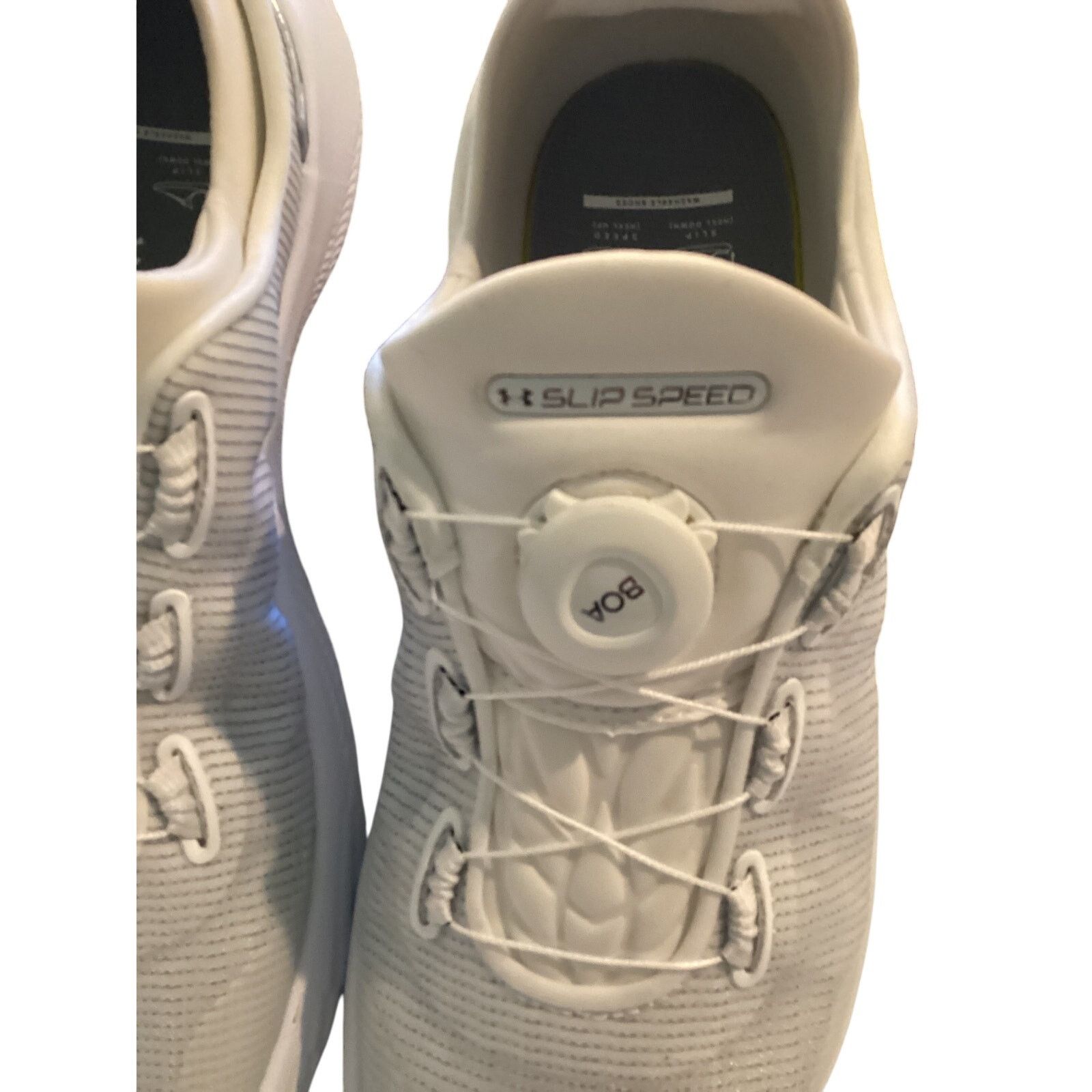 Under Armour Under Armour Mens Slip Speed White Mesh Training Shoes Size US 11 / EU 44 - 3 Thumbnail