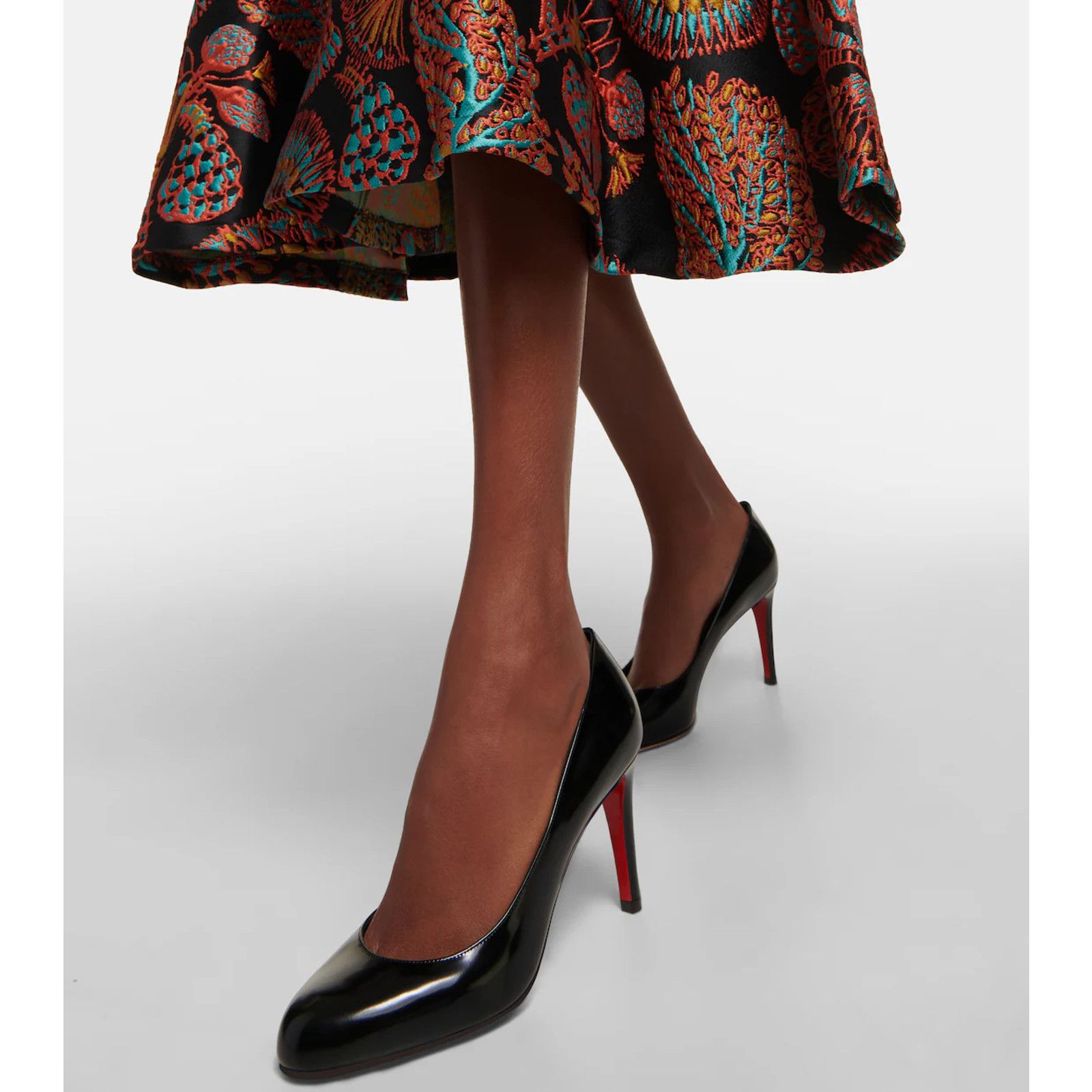 Christian Louboutin Christian Louboutin Pumppie 85 Black Leather Pump 38 Size US 8 / IT 38 - 7 Thumbnail