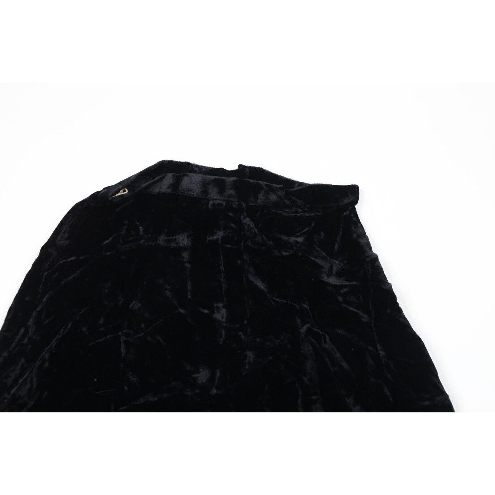 Vintage Vintage 50s 60s Streetwear Velvet Velour Full Length Skirt Size 26" / US 2 / IT 38 - 2 Thumbnail
