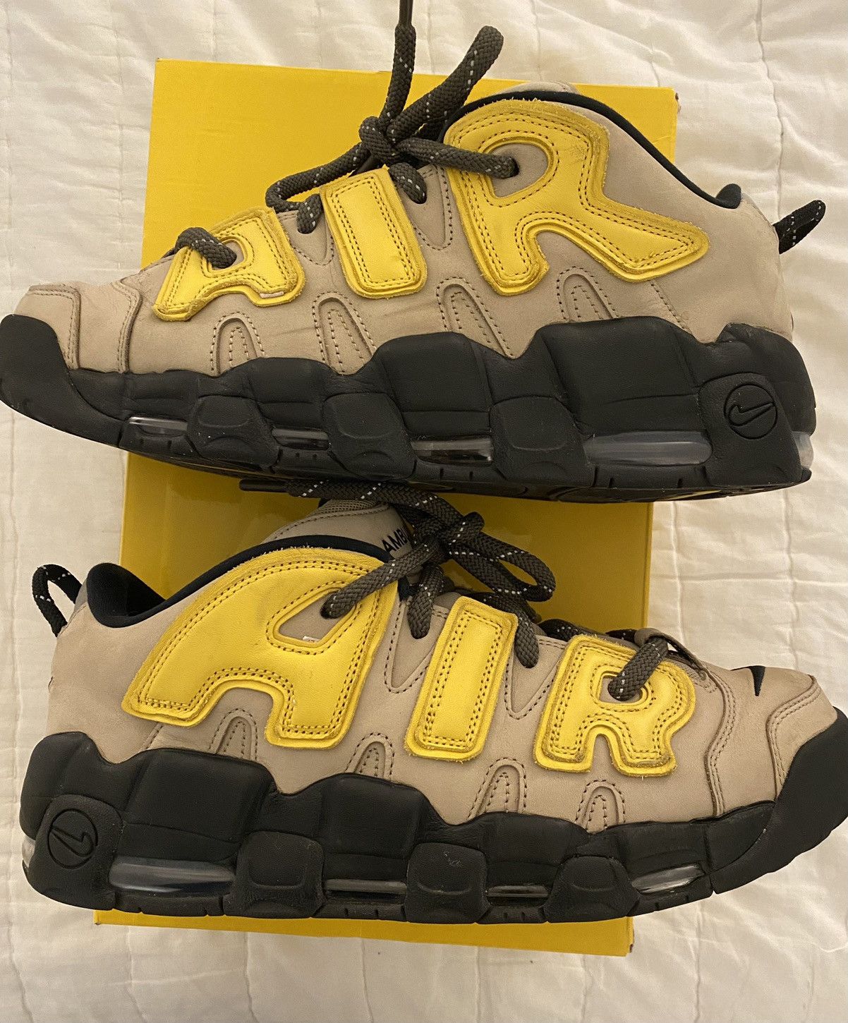 Ambush Design × Nike Nike x Ambush Air More Uptempo Low Limestone Sz13 Size US 13 / EU 46 - 12 Thumbnail