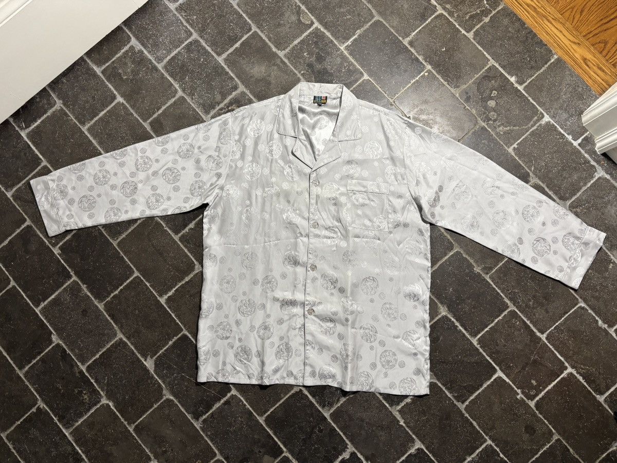 Vintage Vintage Silk Pajamas Two Piece Suit Matching Shirt Pants 90s Size US 38 / EU 54 - 14 Thumbnail