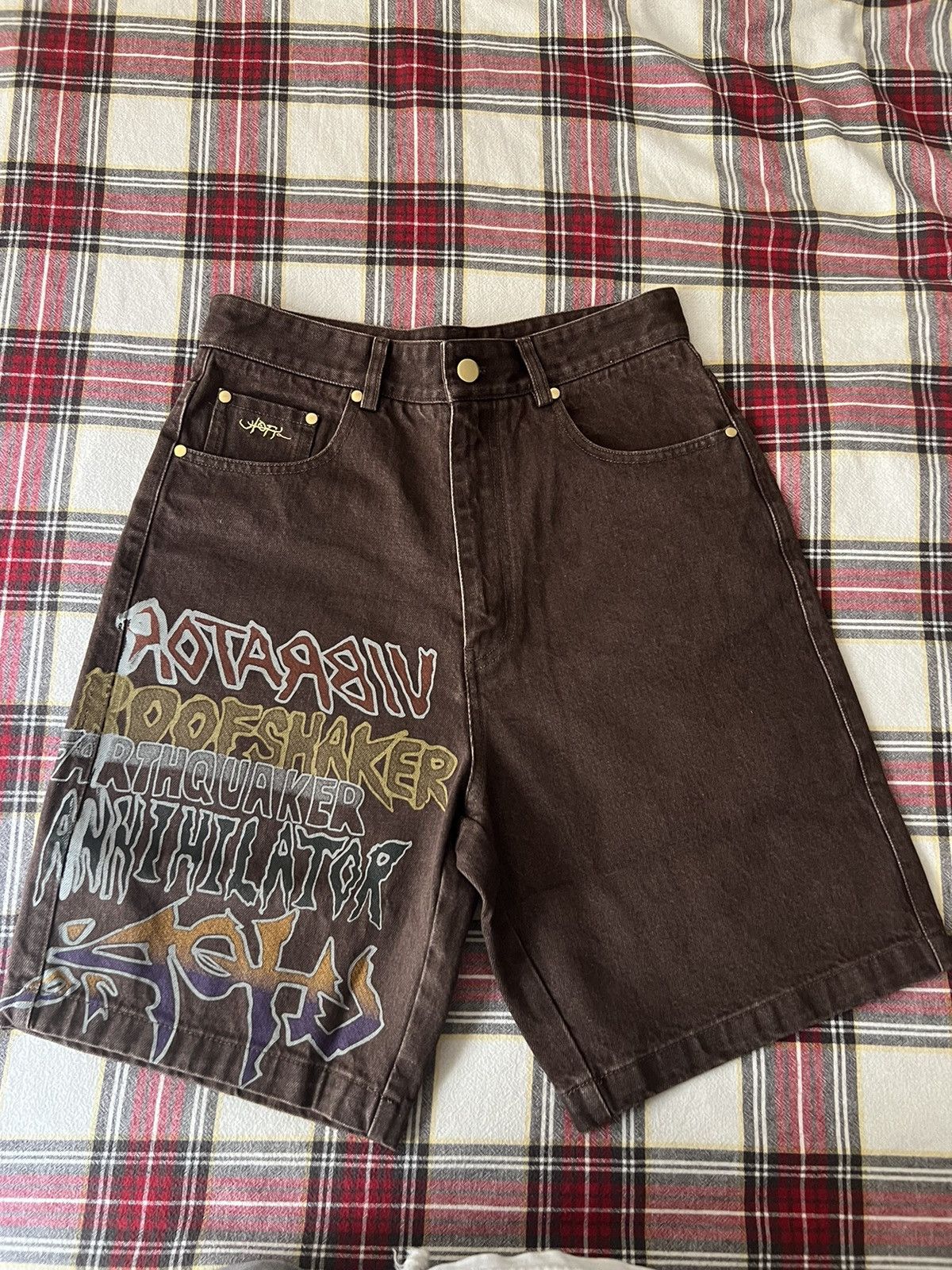 Travis Scott Travis Scott Utopia Earthquaker Shorts Size 30 | Grailed