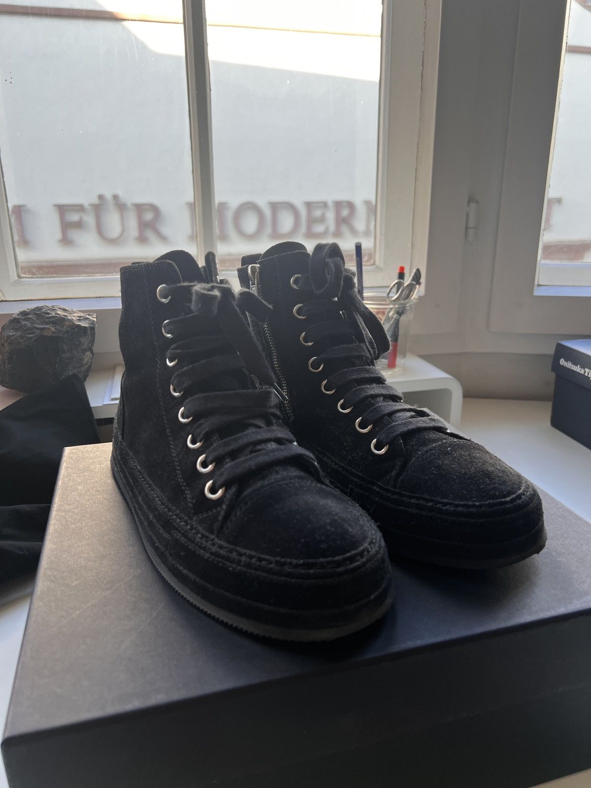 Ann Demeulemeester Ann Demeulemeester Raven High-Top Sneaker Size US 9 / IT 39 - 3 Thumbnail