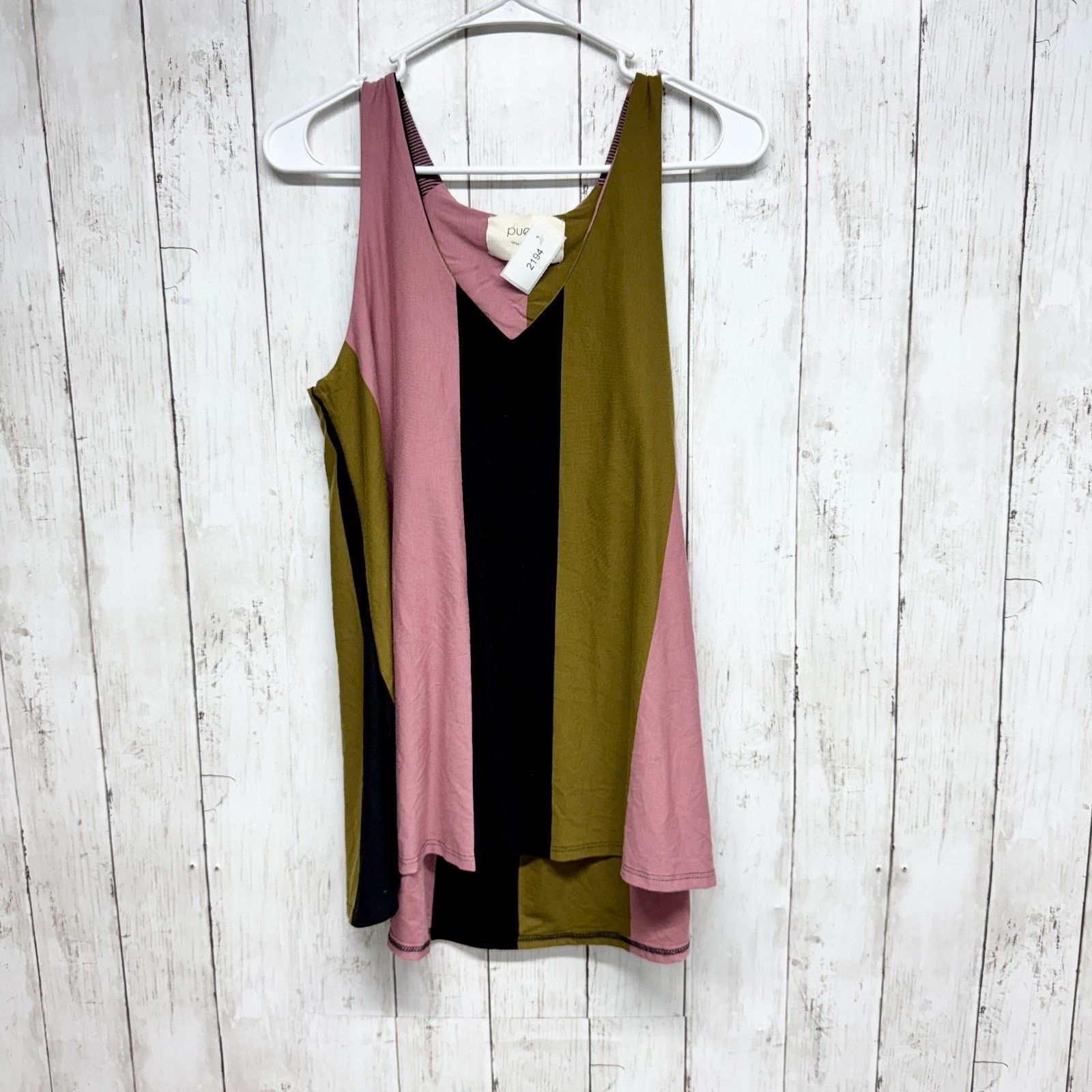Other Puella Dress Size Small V-Neck Sleeveless Mini Tank Stripe Size S / US 4 / IT 40 - 1 Thumbnail