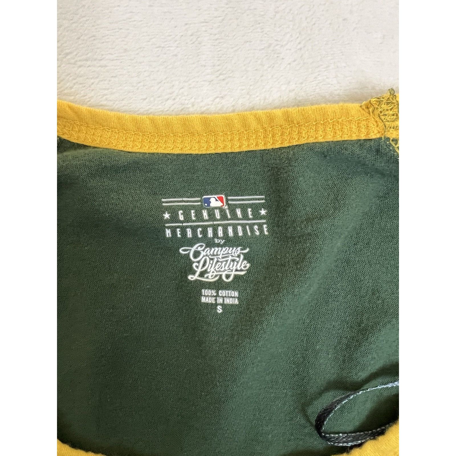 Other Oakland Athletics Women’s Raglan 3/4 Sleeve Shirt Size Small Size S / US 4 / IT 40 - 4 Thumbnail
