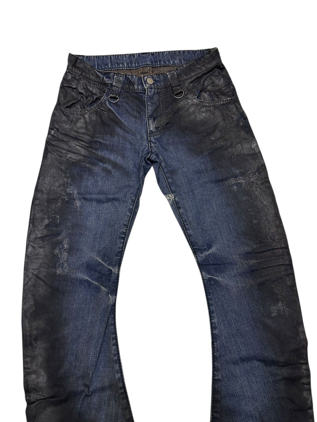 BUFFALO BOBS BUFFALO BOBS Flare Jeans Clawmark Whiskers Sticky Wax Jeans Size US 29 - 7 Thumbnail