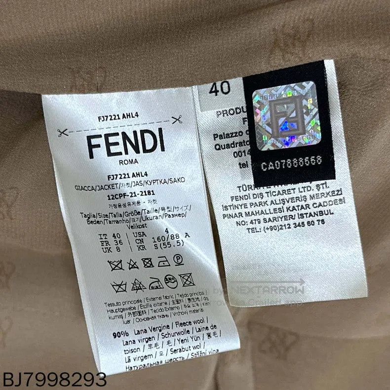 Fendi Fendi Double F printed double-breasted blazer Size XS / US 0-2 / IT 36-38 - 5 Thumbnail