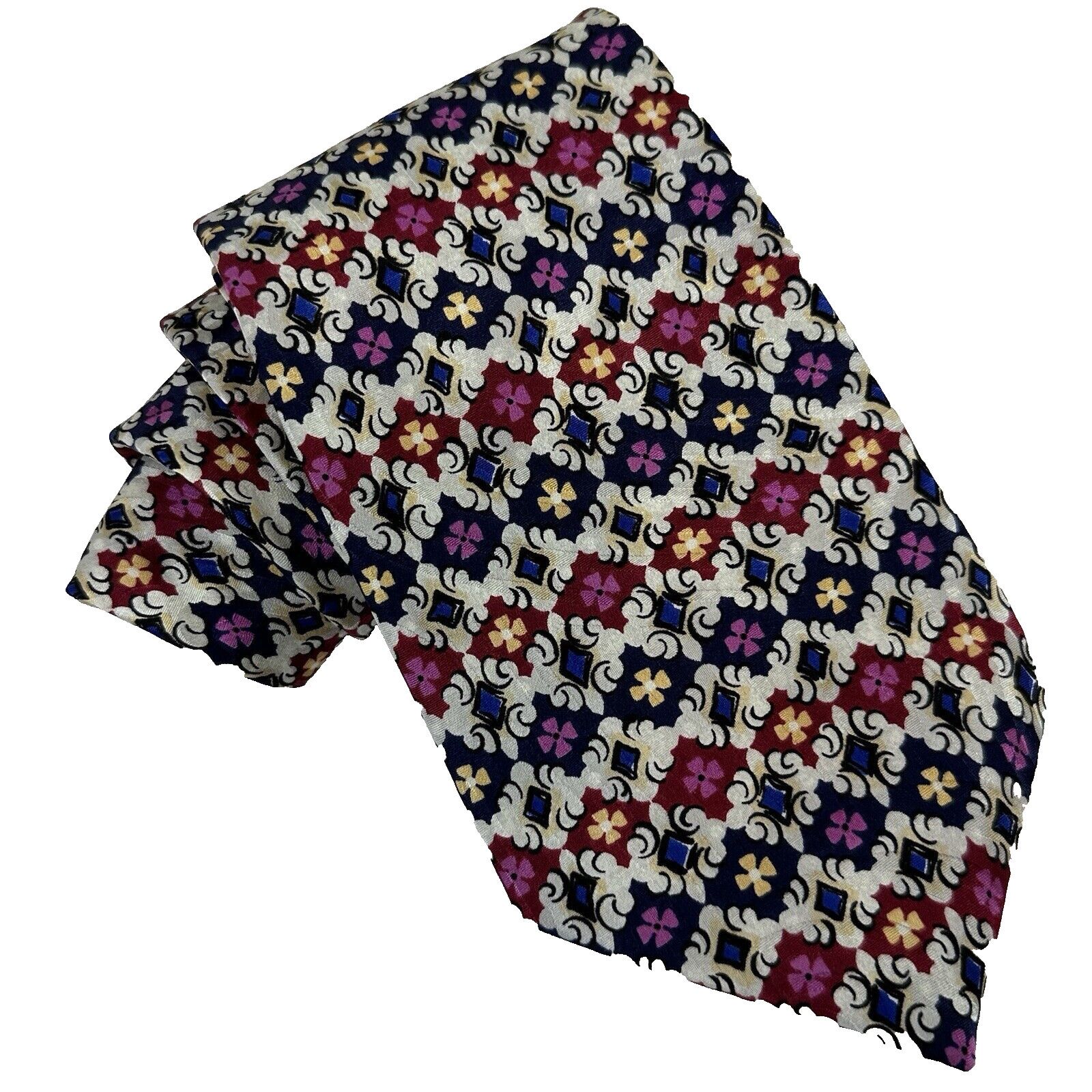 Other Paolo Rossi Designer Collection Tie Silk Multi Color Preppy Size ONE SIZE - 1 Thumbnail