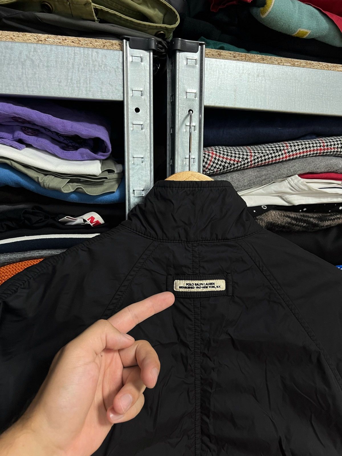 Polo Ralph Lauren Vintage Polo Ralph Lauren Nylon Jacket M Slick Rain Coat 90s Size US M / EU 48-50 / 2 - 3 Thumbnail