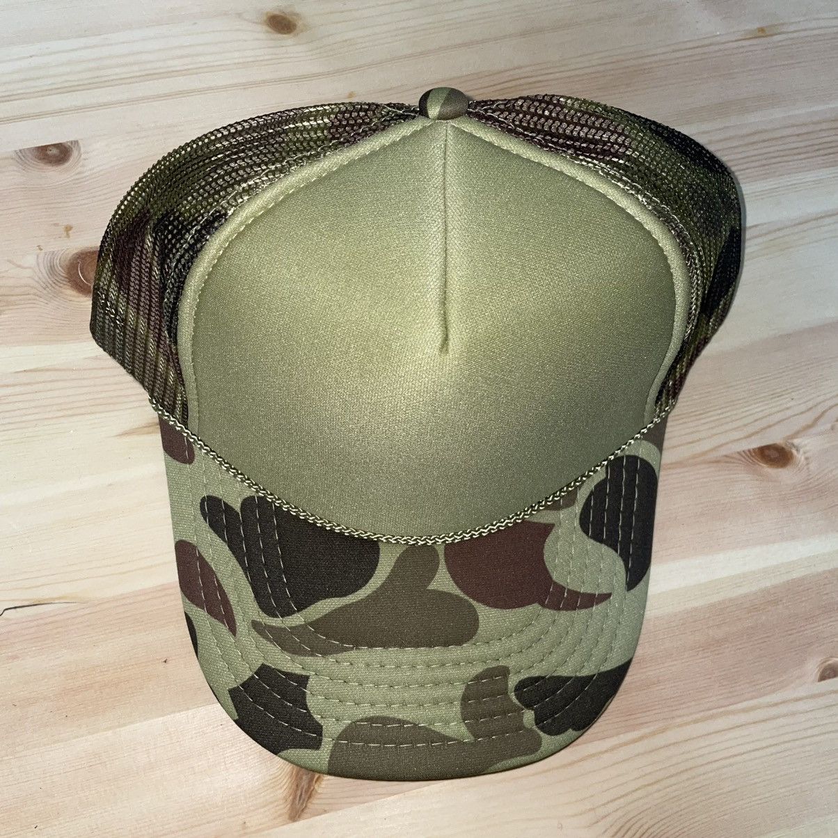 Otto Vintage Duck Camo Trucker Hat Size ONE SIZE - 6 Thumbnail