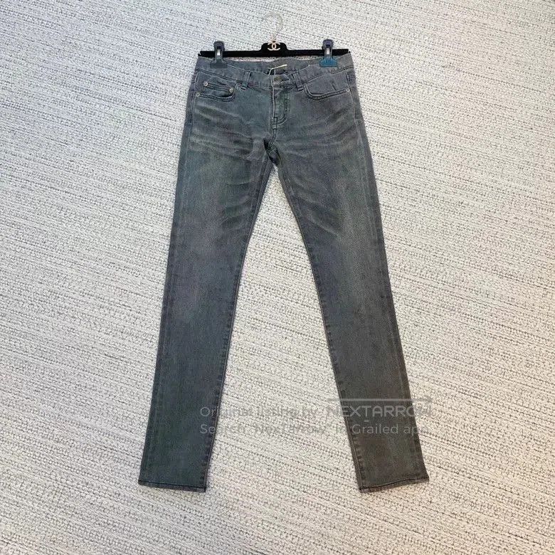 Saint Laurent Paris Saint Laurent Gray Jeans Size 27. Size 27" / US 4 / IT 40 - 3 Thumbnail