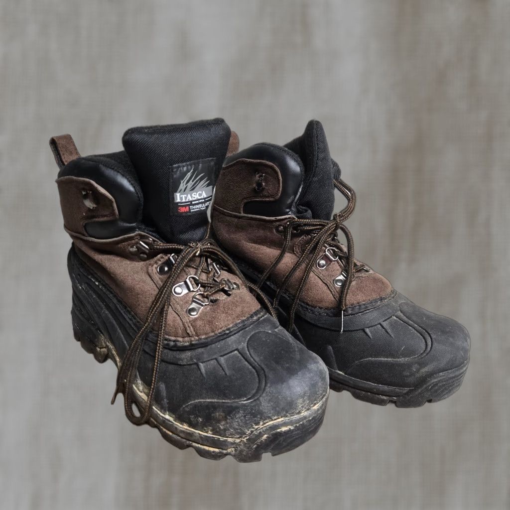 Vintage VINTAGE Itasca Itasca Thinsulate 3M Boots Snow Boot Men Adult Size 8 Brown 3M Thinsulate Boots Mens Size 8 Brown Size US 8 / EU 41 - 1 Thumbnail