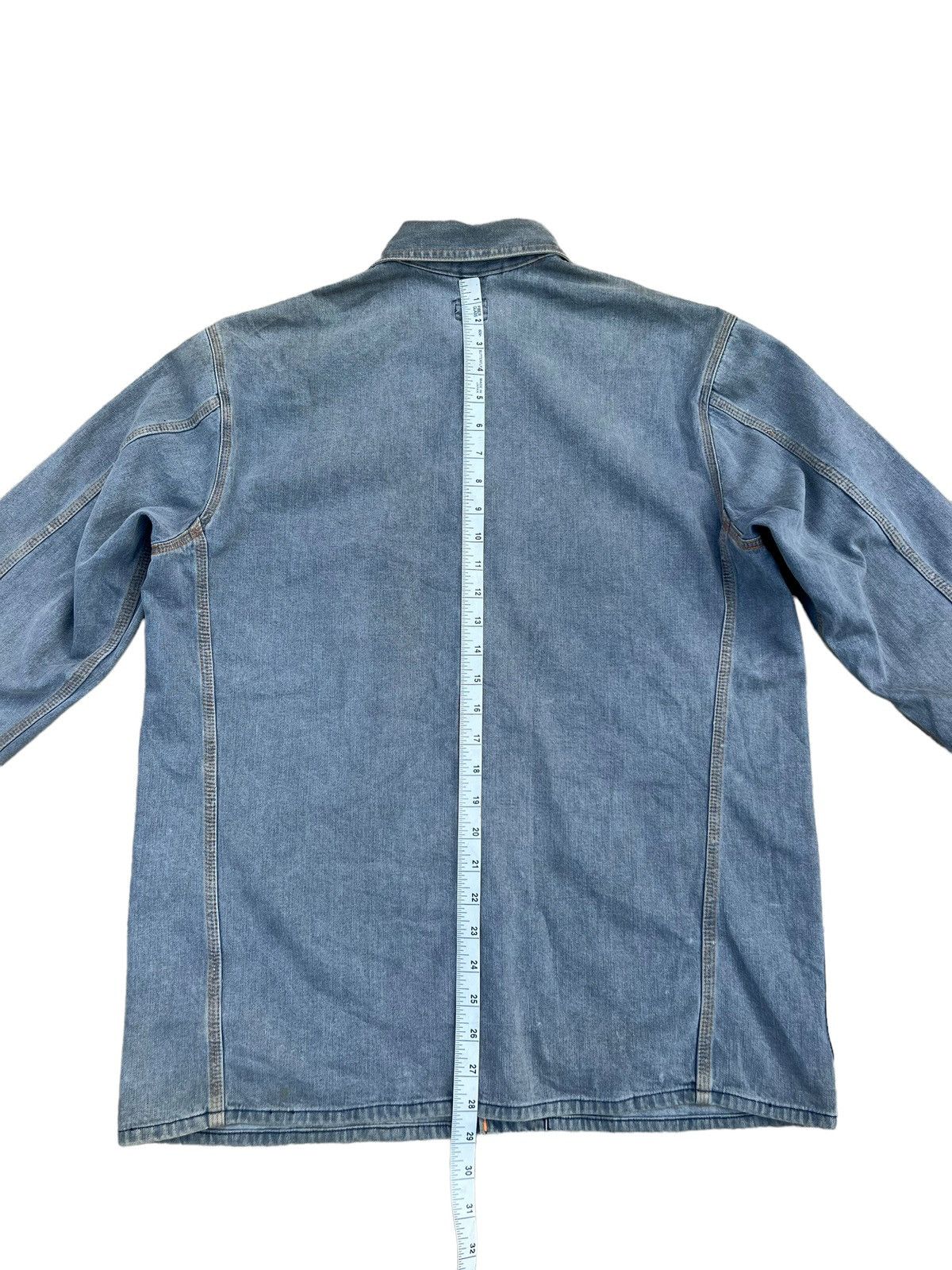 Vintage Vintage 90s Wrangler Blue Bell Muddy Denim Chore Jacket Size US M / EU 48-50 / 2 - 5 Thumbnail