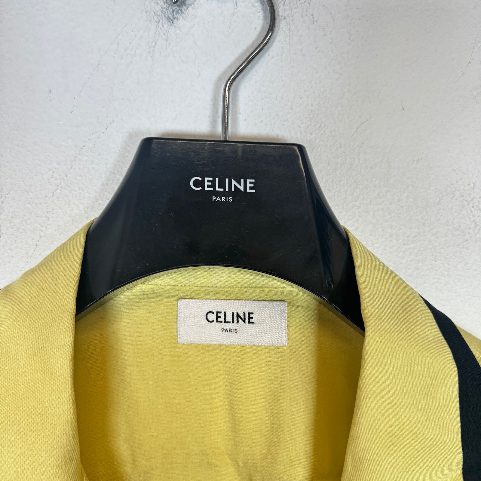 Celine Celine Yellow Viscose Bowling Shirt Size XL Size US XL / EU 56 / 4 - 2 Thumbnail