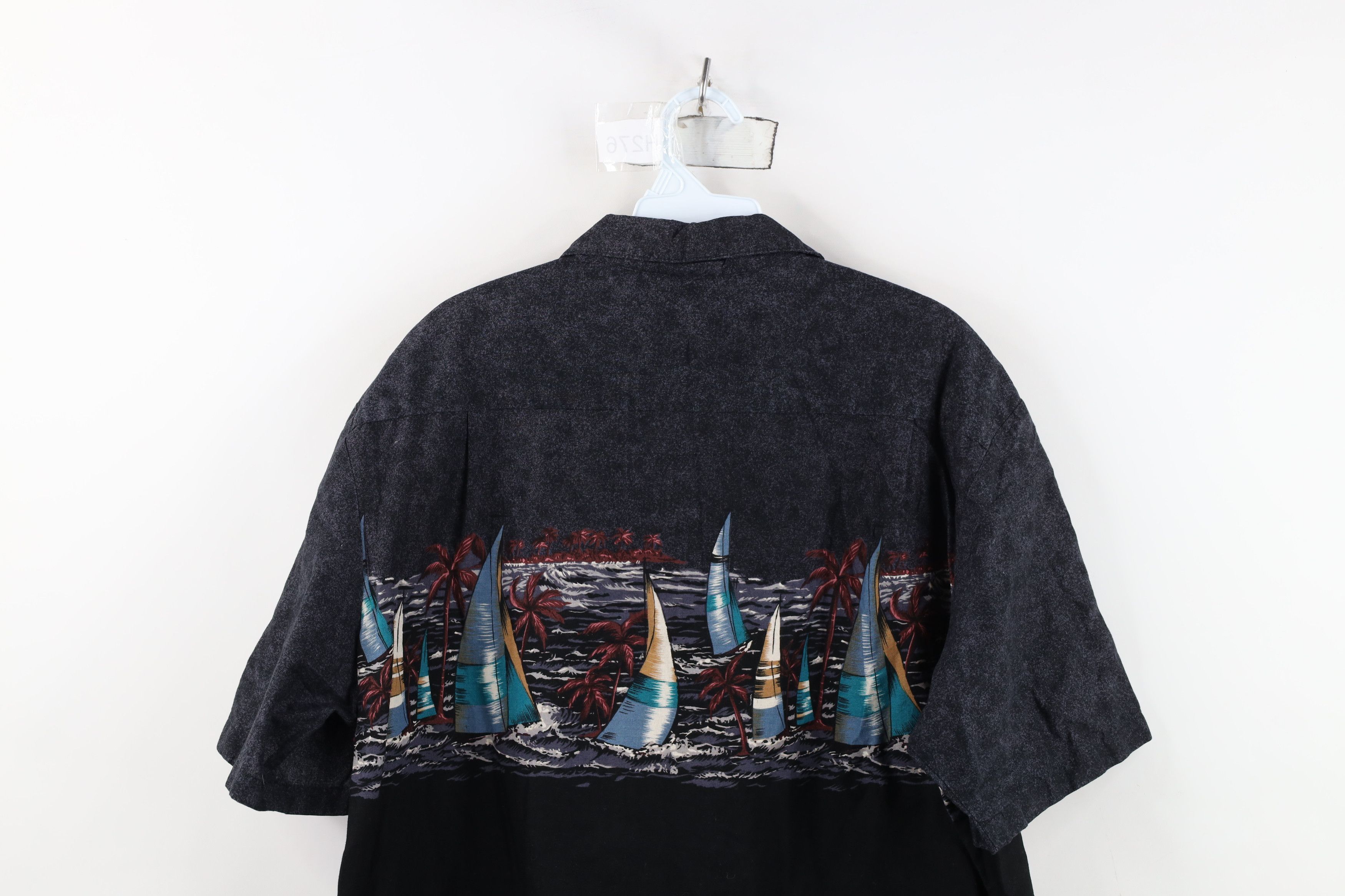 Vintage Vintage 90s Streetwear Camp Collar Sailboat Button Shirt USA Size US L / EU 52-54 / 3 - 10 Thumbnail