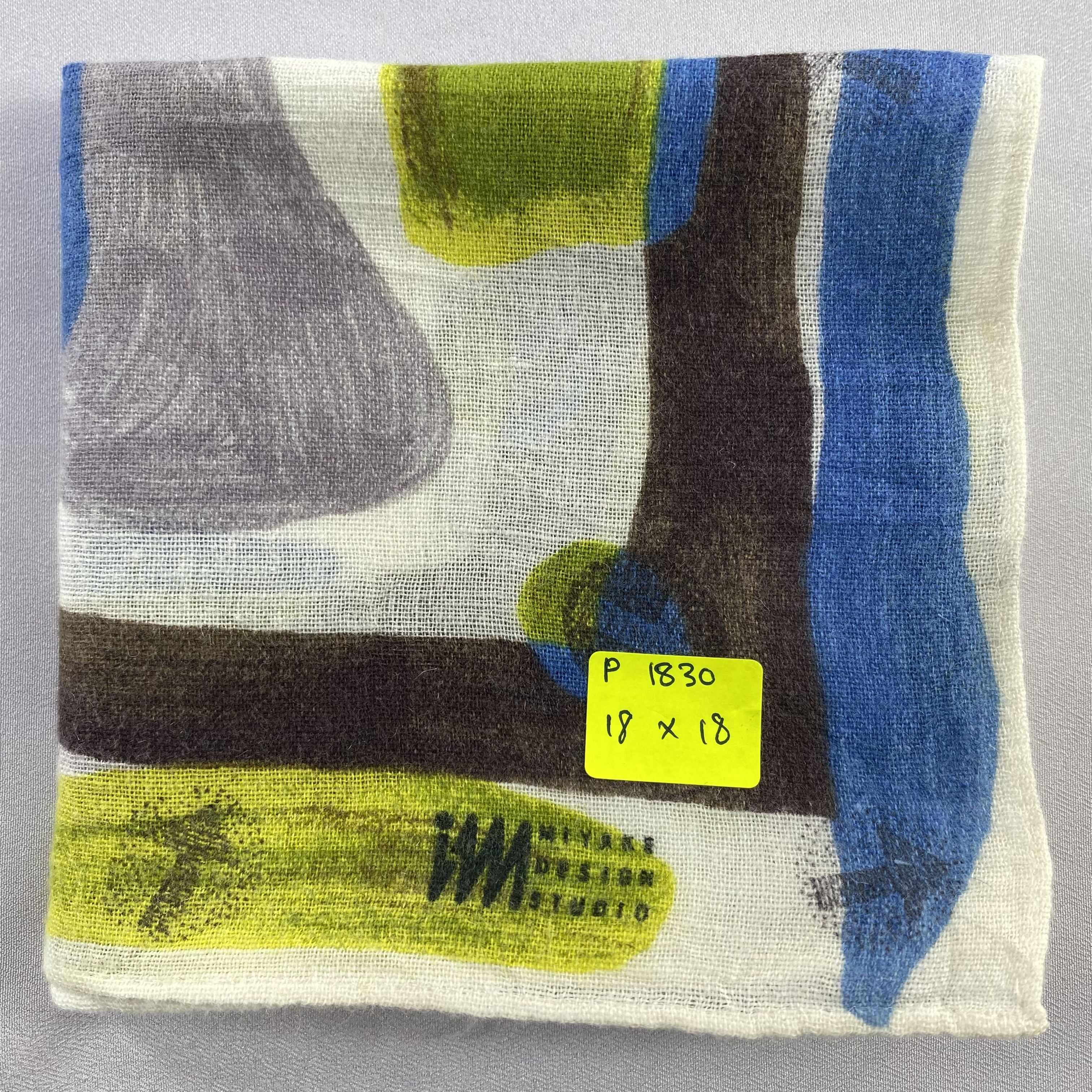 Issey Miyake × Vintage Issey Miyake Bandana/ Handkerchief / Neckerchief-P1830 Size ONE SIZE - 5 Thumbnail