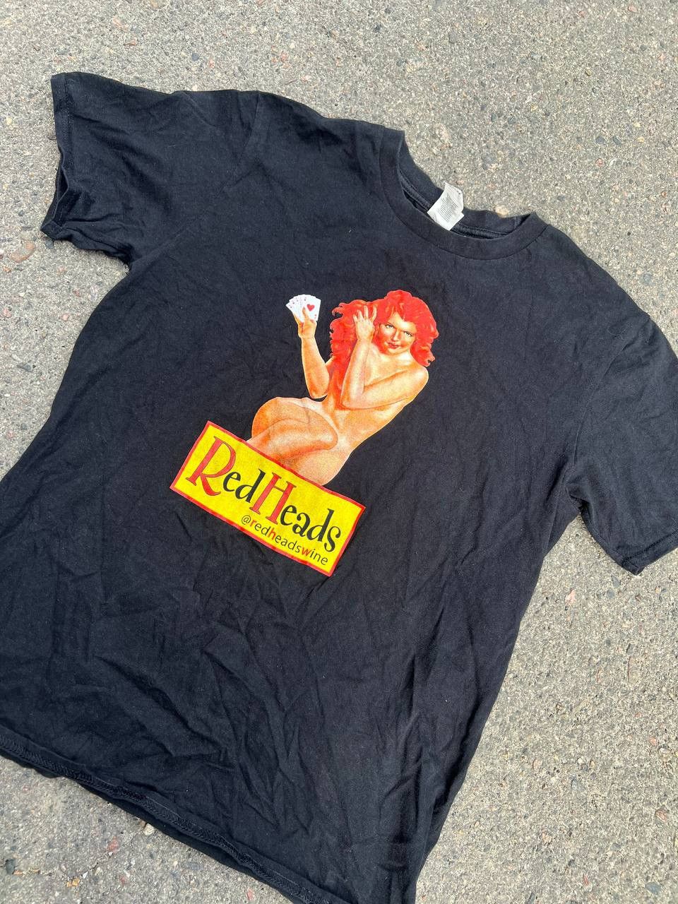 Vintage Vintage Y2K Girl Erotic VIVA LOS REDHEADS WINE REVOLUTION Size US M / EU 48-50 / 2 - 2 Thumbnail