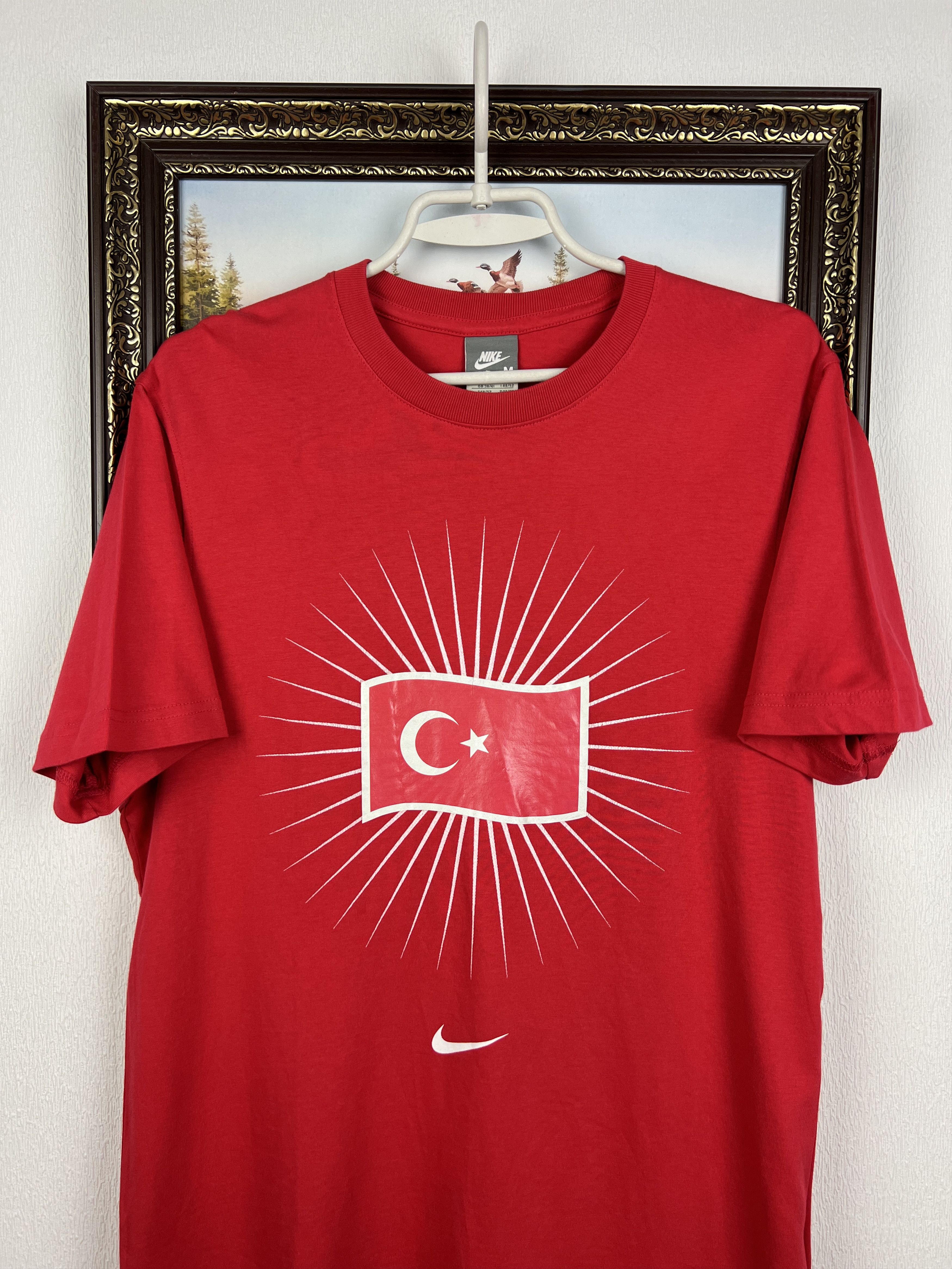 Nike Vintage World Cup Turkey Football Shirt Train Trikot Jersey Size US M / EU 48-50 / 2 - 2 Thumbnail
