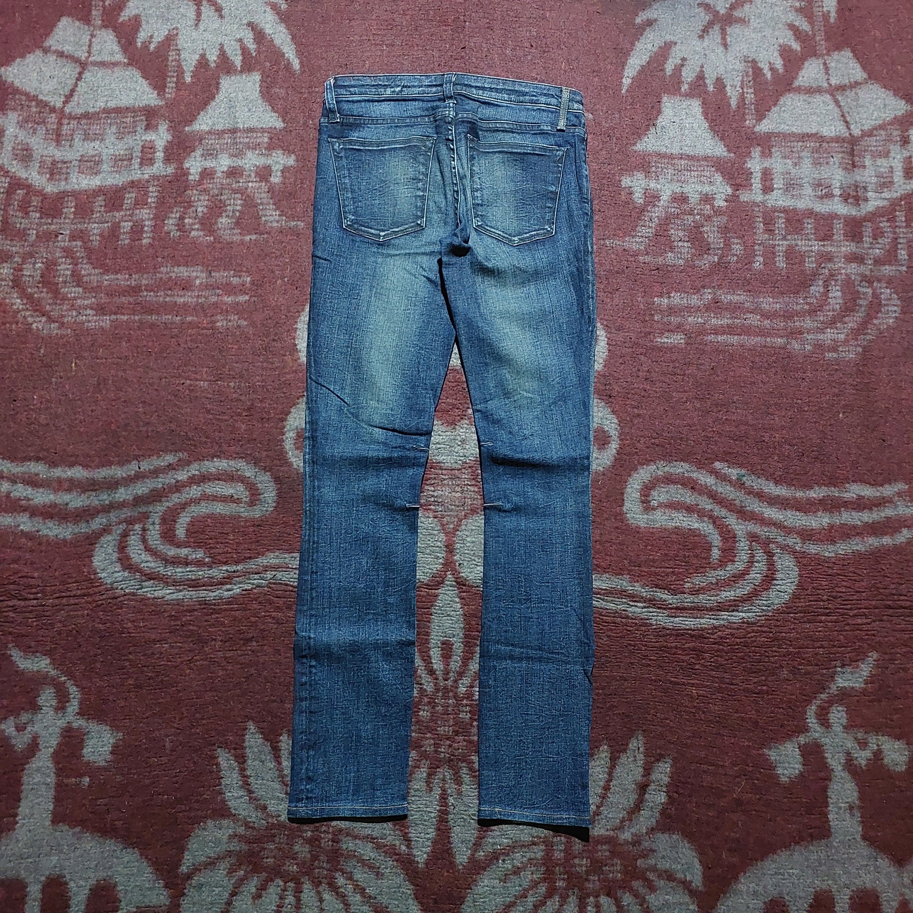 Helmut Lang Helmut Lang skinny blue denim pants Size US 26 / EU 42 - 3 Thumbnail