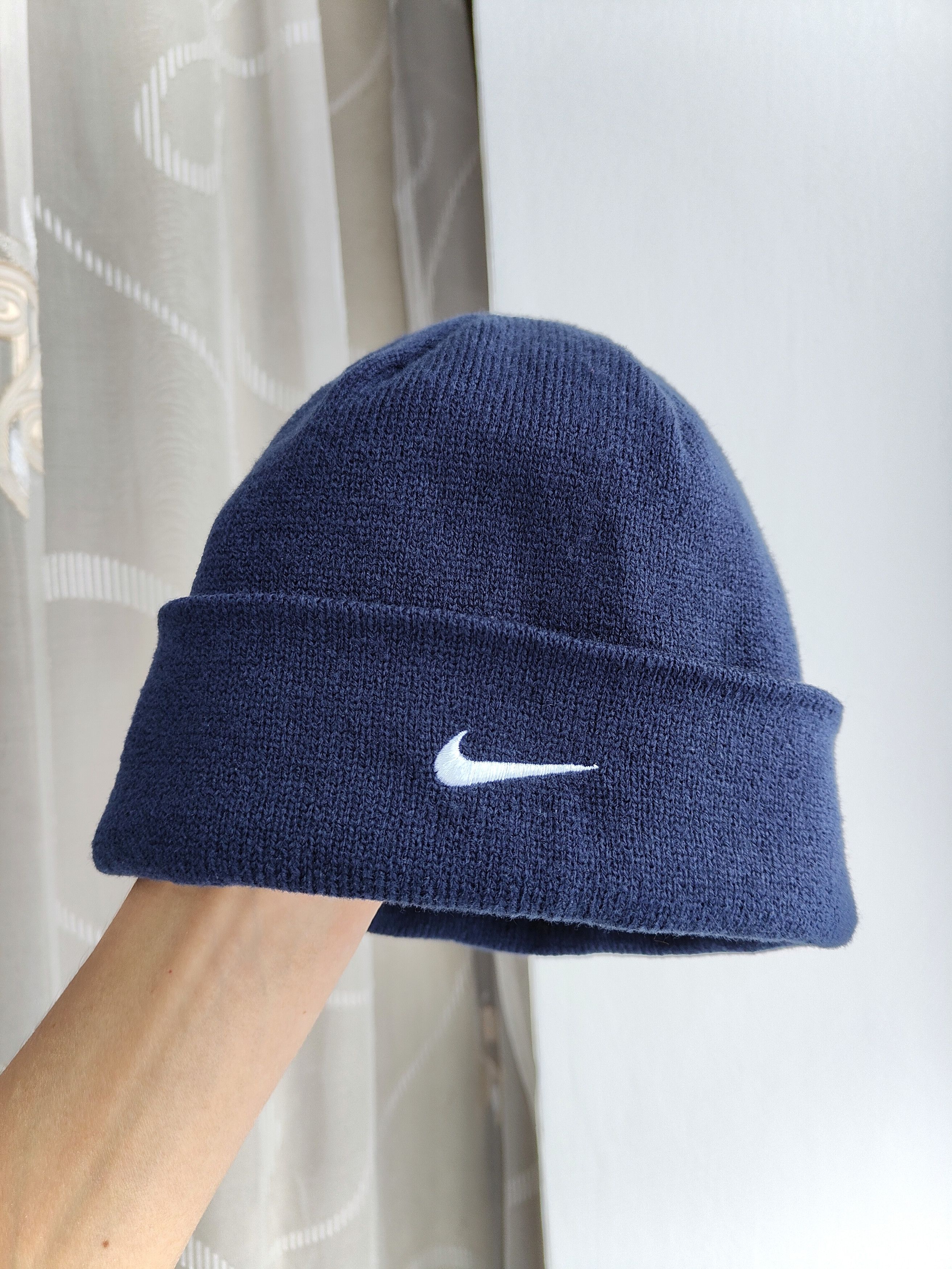 Nike Vintage Nike Reversible Beanie Hat Swoosh Logo Y2K 90s Size ONE SIZE - 4 Thumbnail