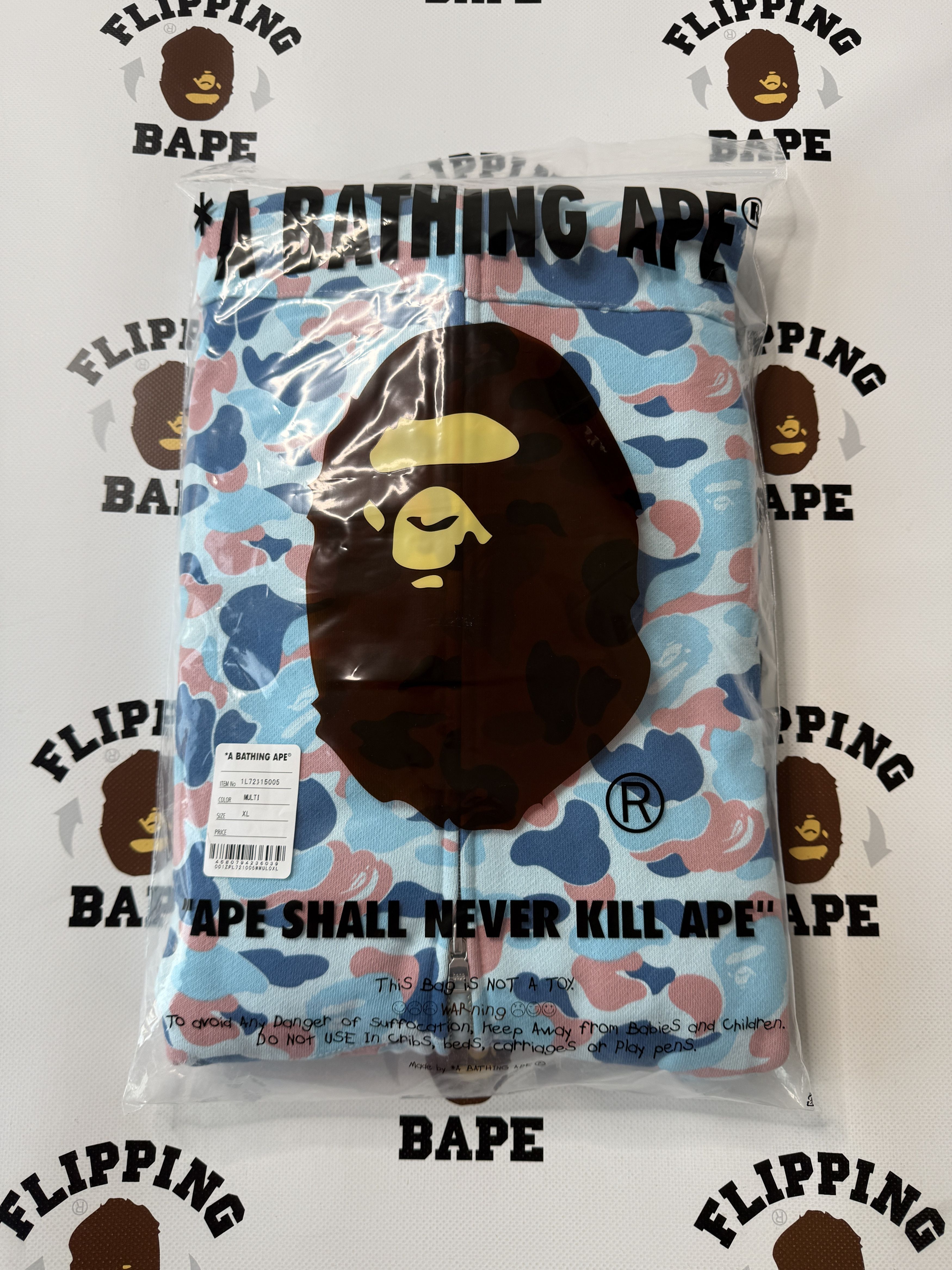 Bape BAPE STORE HANGZHOU SHARK FULL ZIP HOODIE (2025) Size US XL / EU 56 / 4 - 18 Thumbnail