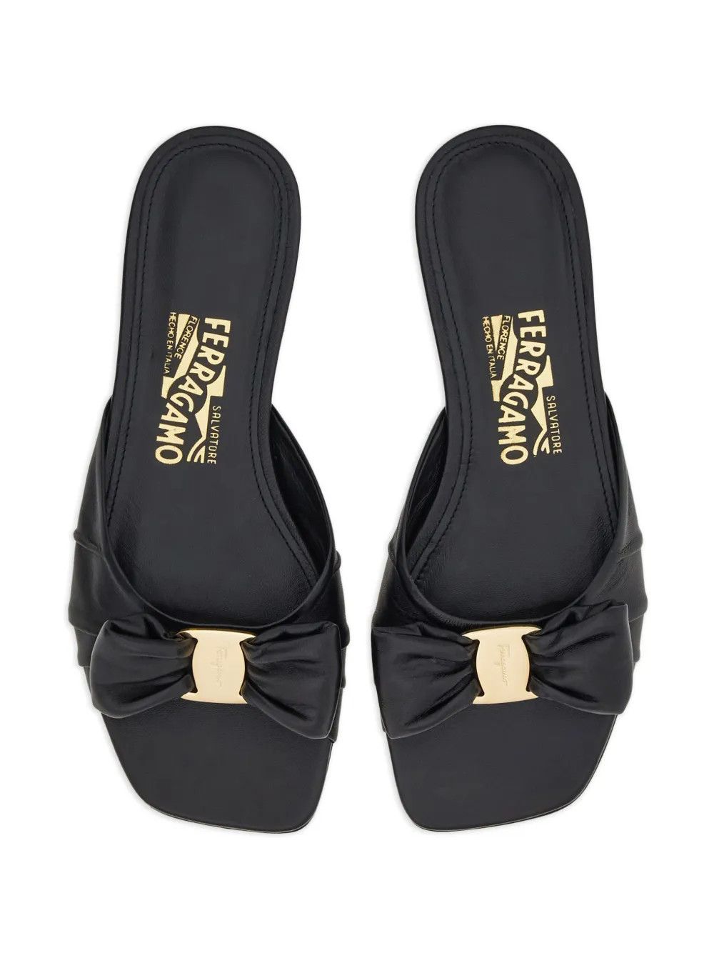 Salvatore Ferragamo o1y0426 Flats in Black Size US 5.5 / IT 35.5 - 4 Thumbnail