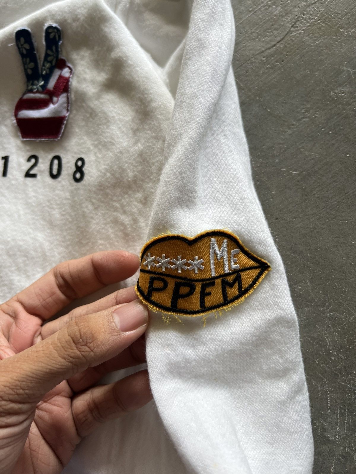 PPFM PPFM hoodie 801208 patchwork harajuku style Size US XL / EU 56 / 4 - 9 Thumbnail