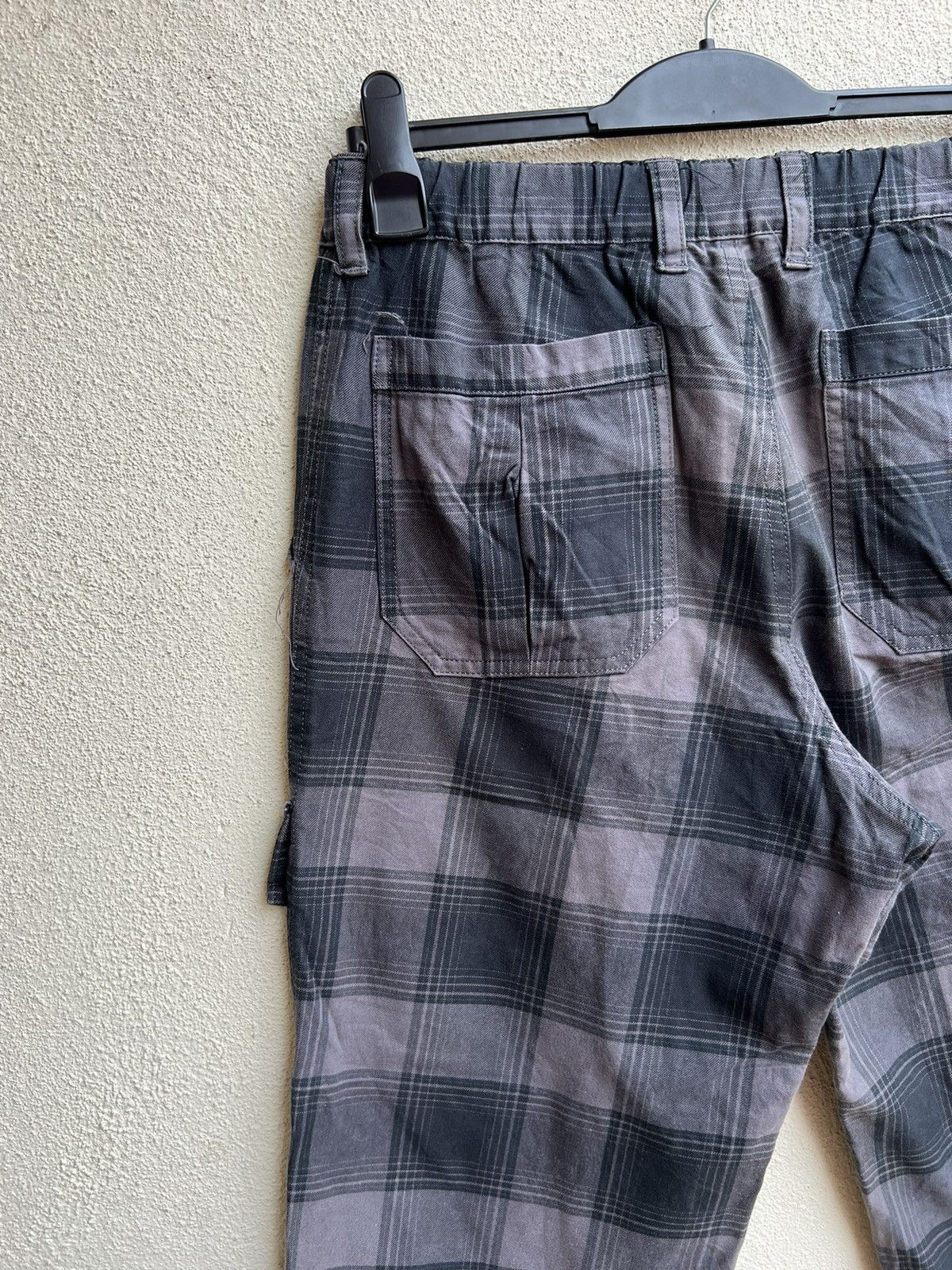 Vintage VTG MILK BOY Japan Check Cargo Trouser Pant Size US 30 / EU 46 - 16 Thumbnail