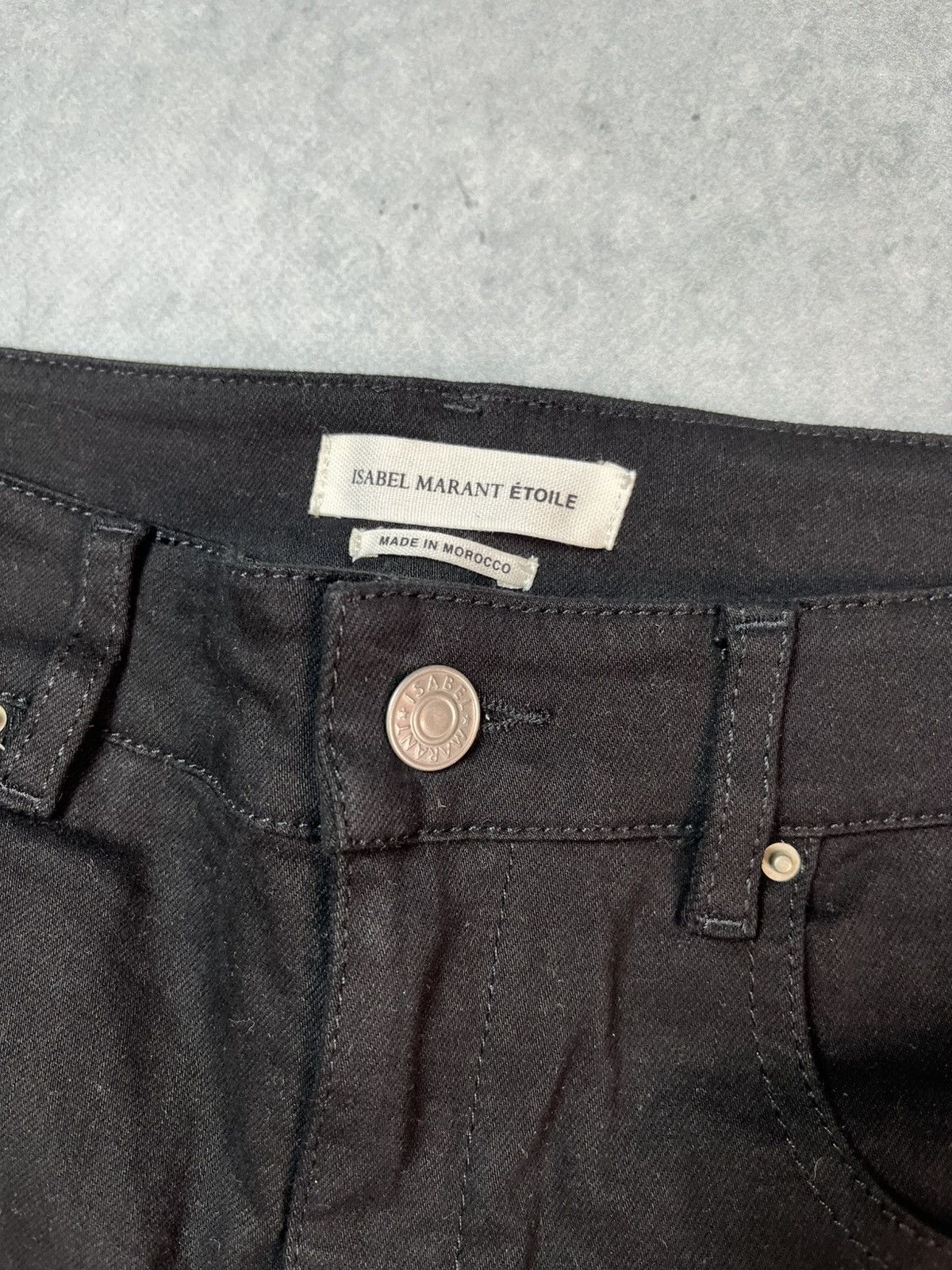 Isabel Marant Etoile Isabel Marant Étoile Black Contrast Side-Stripe Skinny Jeans Size 28" / US 6 / IT 42 - 2 Thumbnail