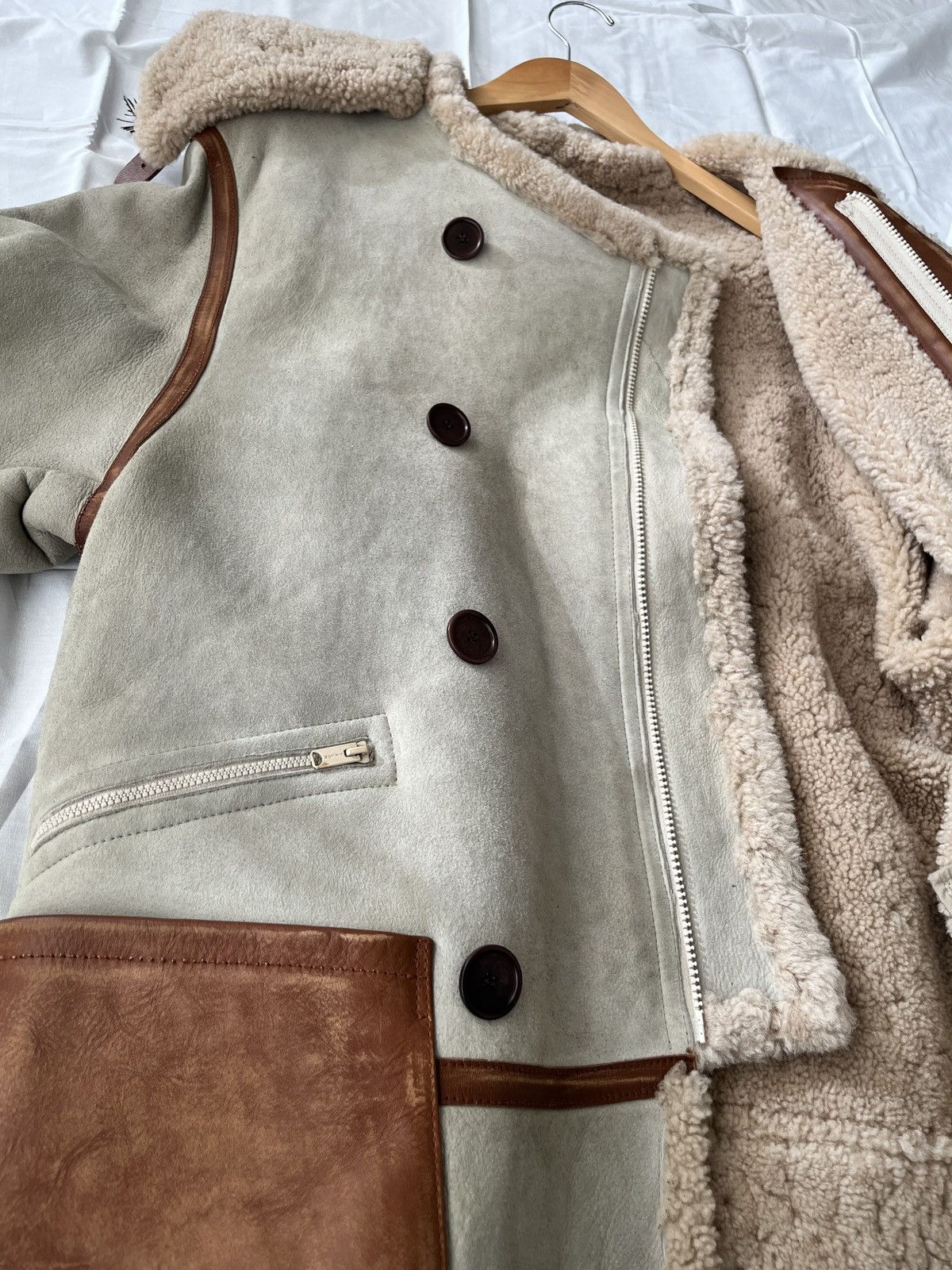 Yeezy Yeezy Season 5 Vintage Shearling Long hooded Hudson Coat Size US M / EU 48-50 / 2 - 17 Thumbnail