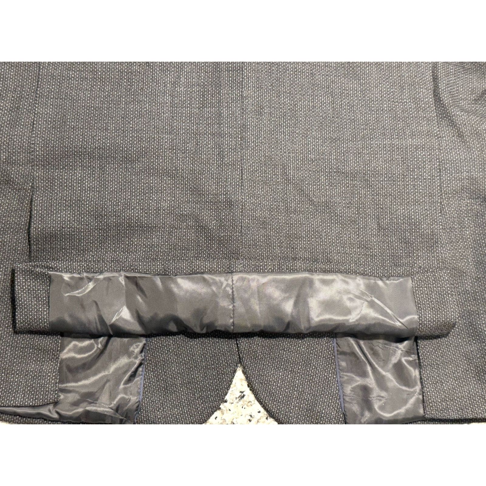 Stafford Stafford Sport Coat Men Gray Classic Fit Merino Wool 48 R Charcoal Notch Lapel Long Jacket/Coat NWOT Shirt? Size US M / EU 48-50 / 2 - 7 Thumbnail