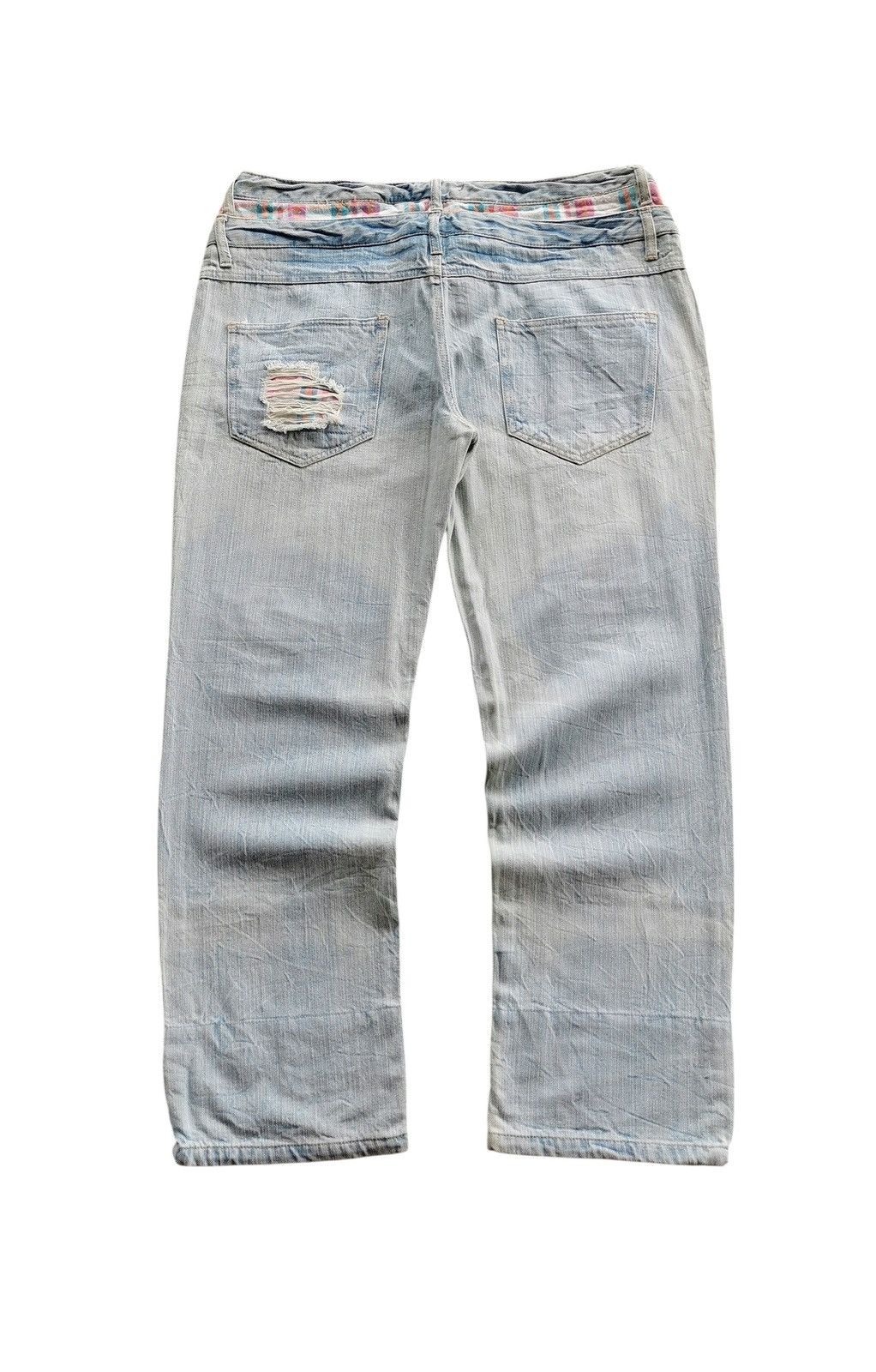 Other Size 37x30.5 Doublewaist denim jeans with clawmark design Size US 37 - 9 Thumbnail
