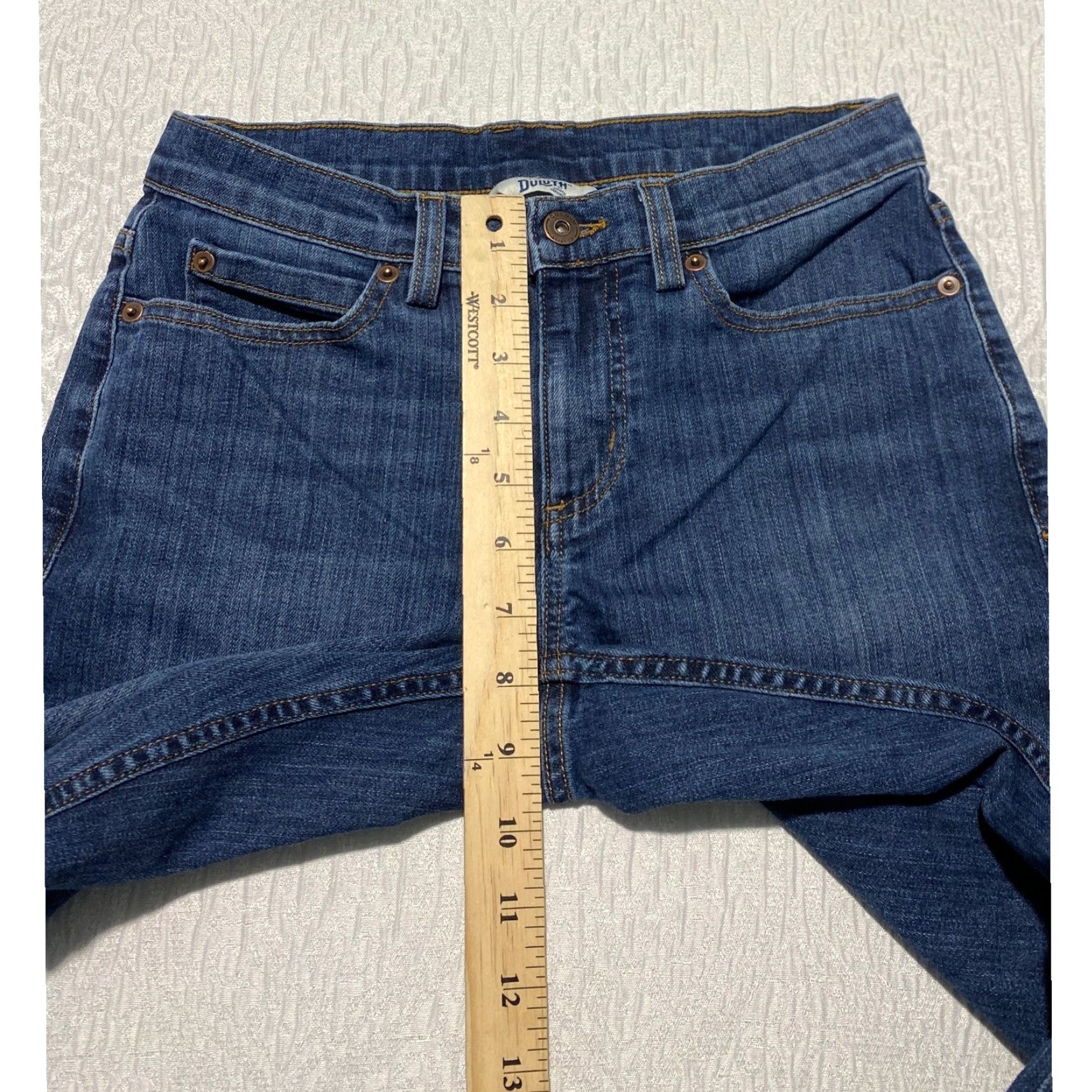 Duluth Trading Company Duluth Trading Co Jeans Bootcut Women 26 Denim Blue 30 Inseam Regular 5-Pocket Crochet? Size 26" / US 2 / IT 38 - 5 Thumbnail