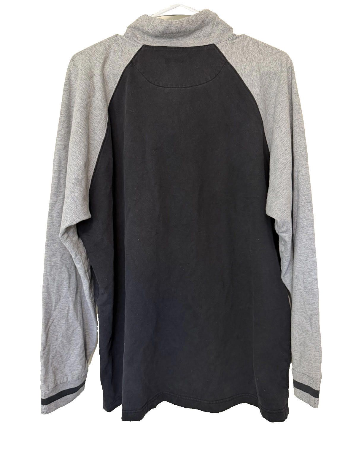 Nautica Nautica Black Quarter Zip Pullover Jacket Mens XL Size US XL / EU 56 / 4 - 3 Thumbnail