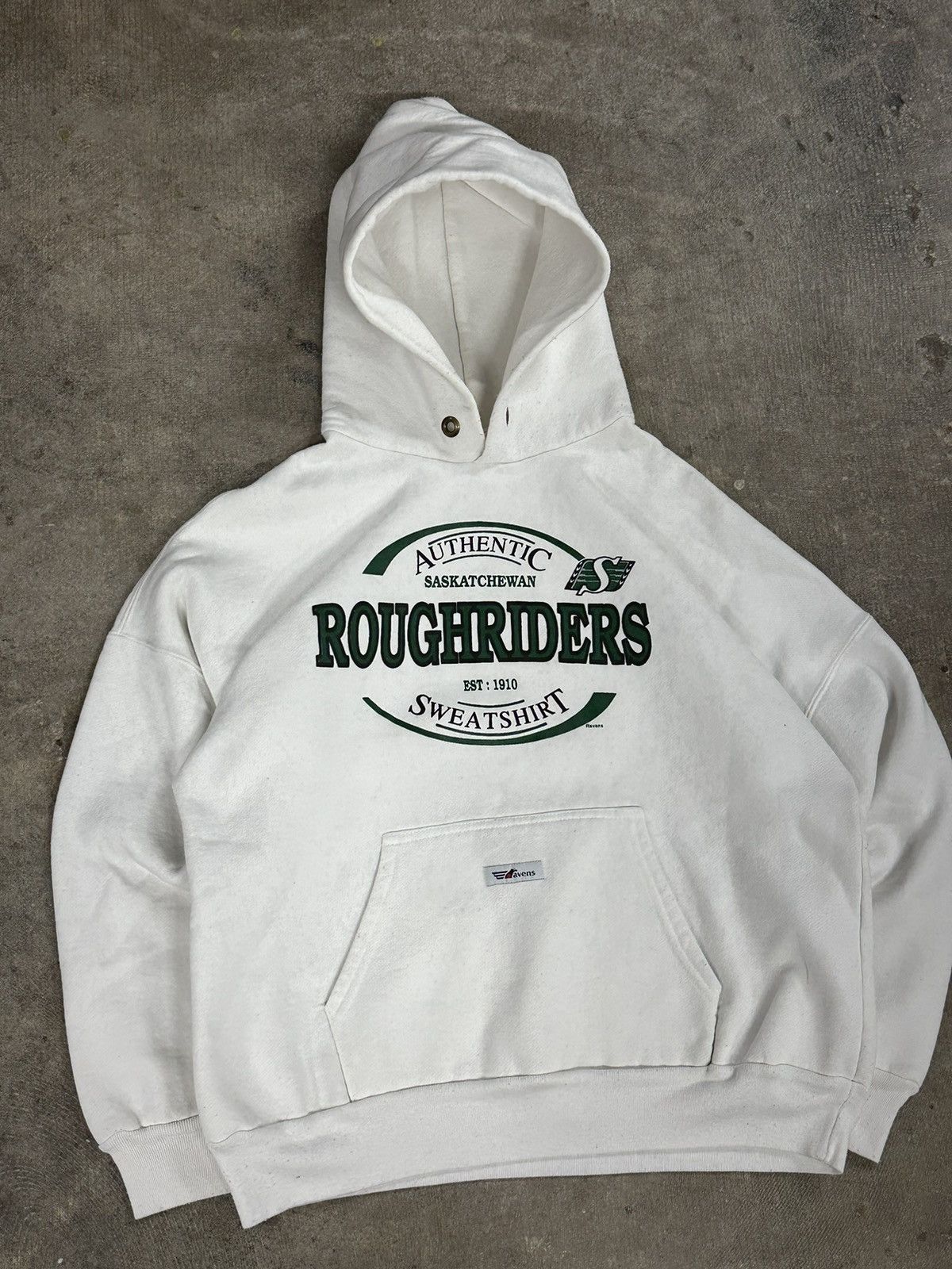 NFL × Vintage Vintage 90s Ravens Saskatchewan Rough Riders Hoodie Size US S / EU 44-46 / 1 - 3 Thumbnail